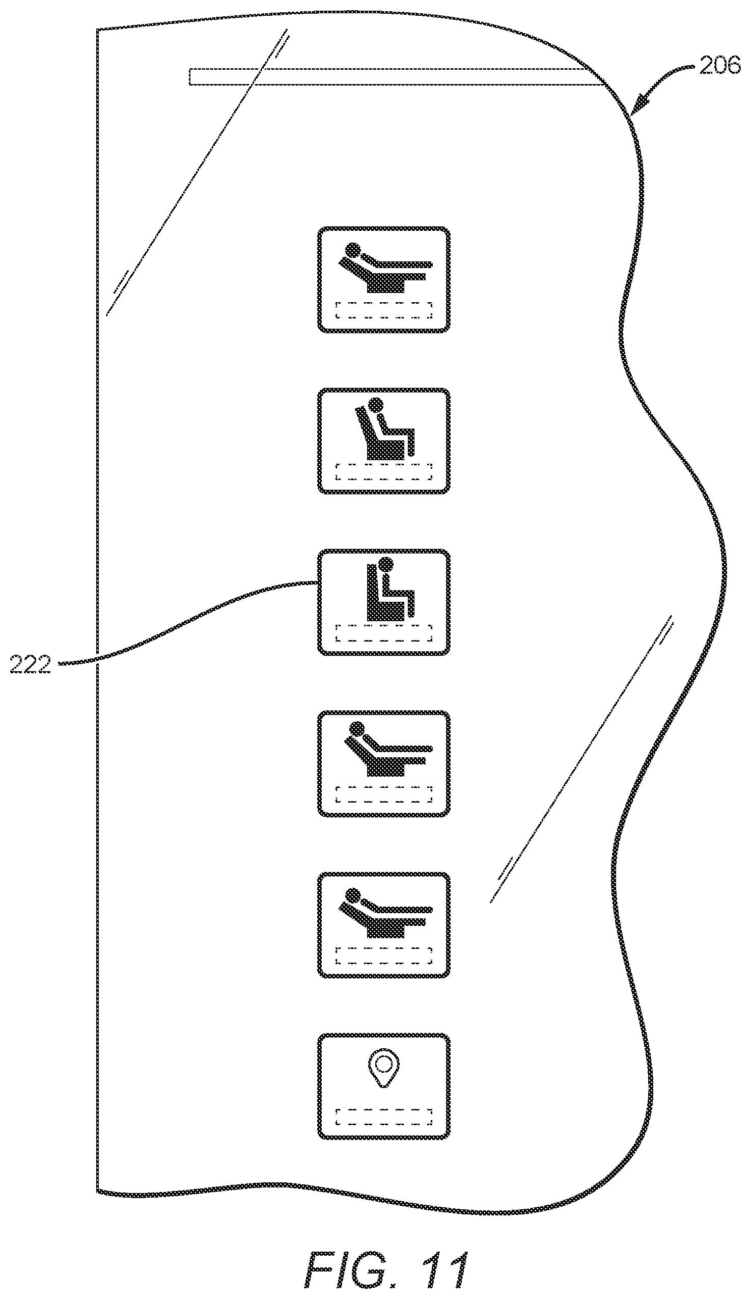 Patent US11779116 Figure 9 – Control panel for furniture and home entertainment system