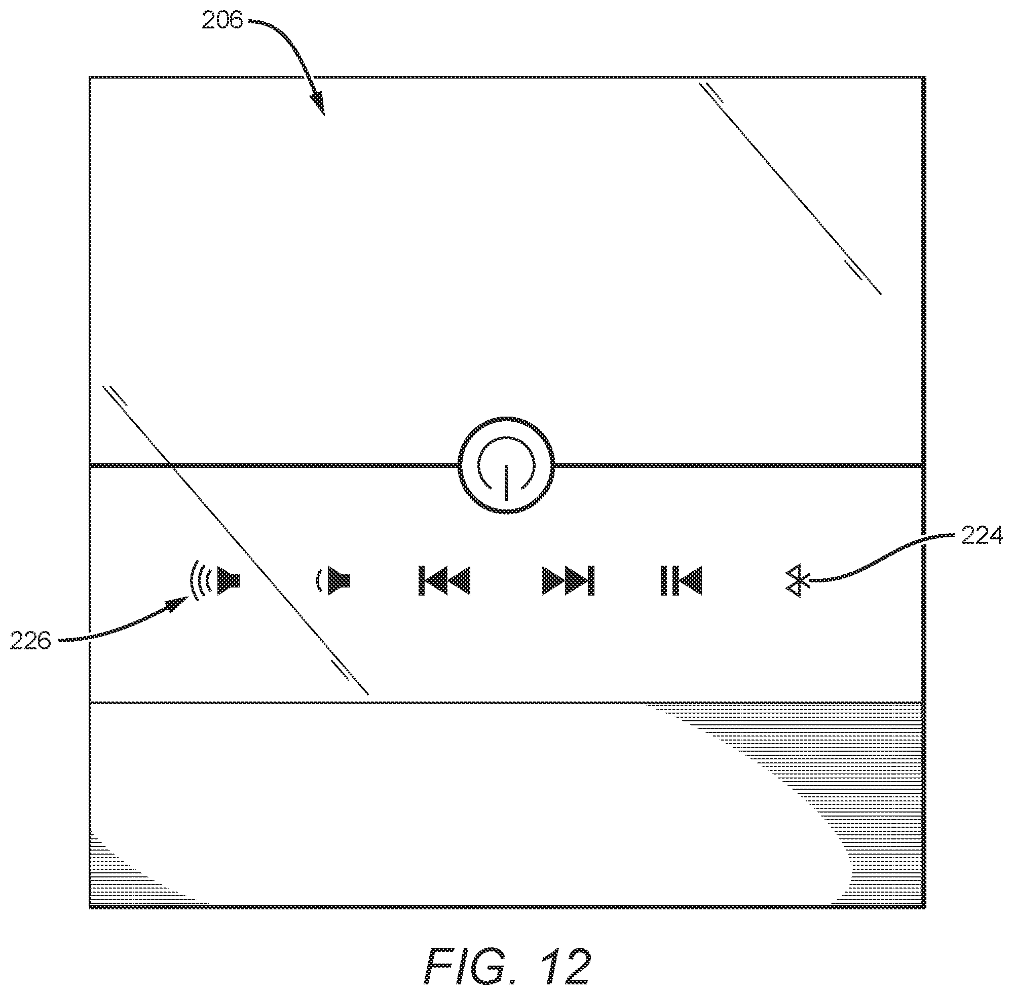 Patent US11779116 Figure 10 – Control panel for furniture and home entertainment system