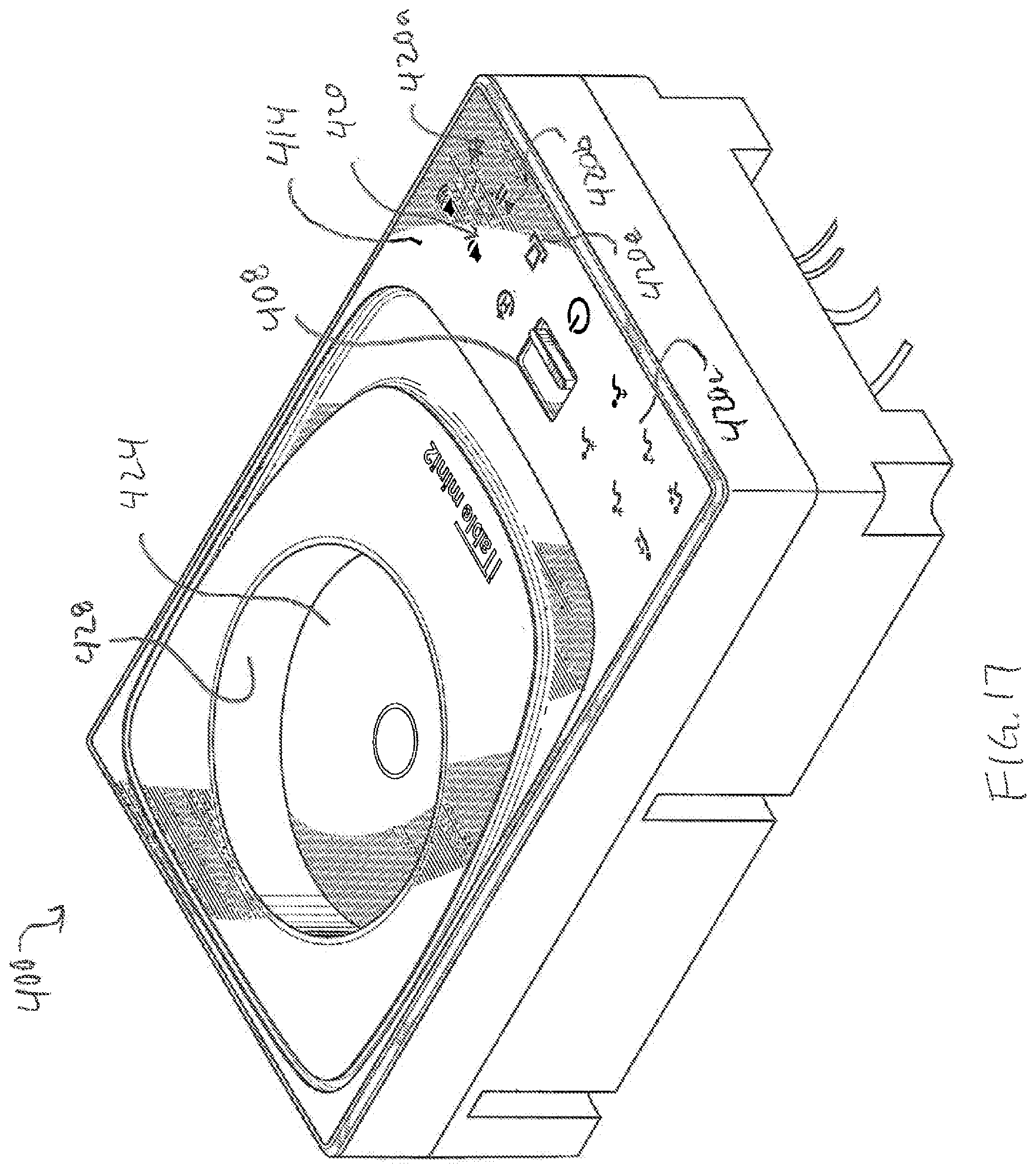 Patent US11779116 Figure 15 – Control panel for furniture and home entertainment system