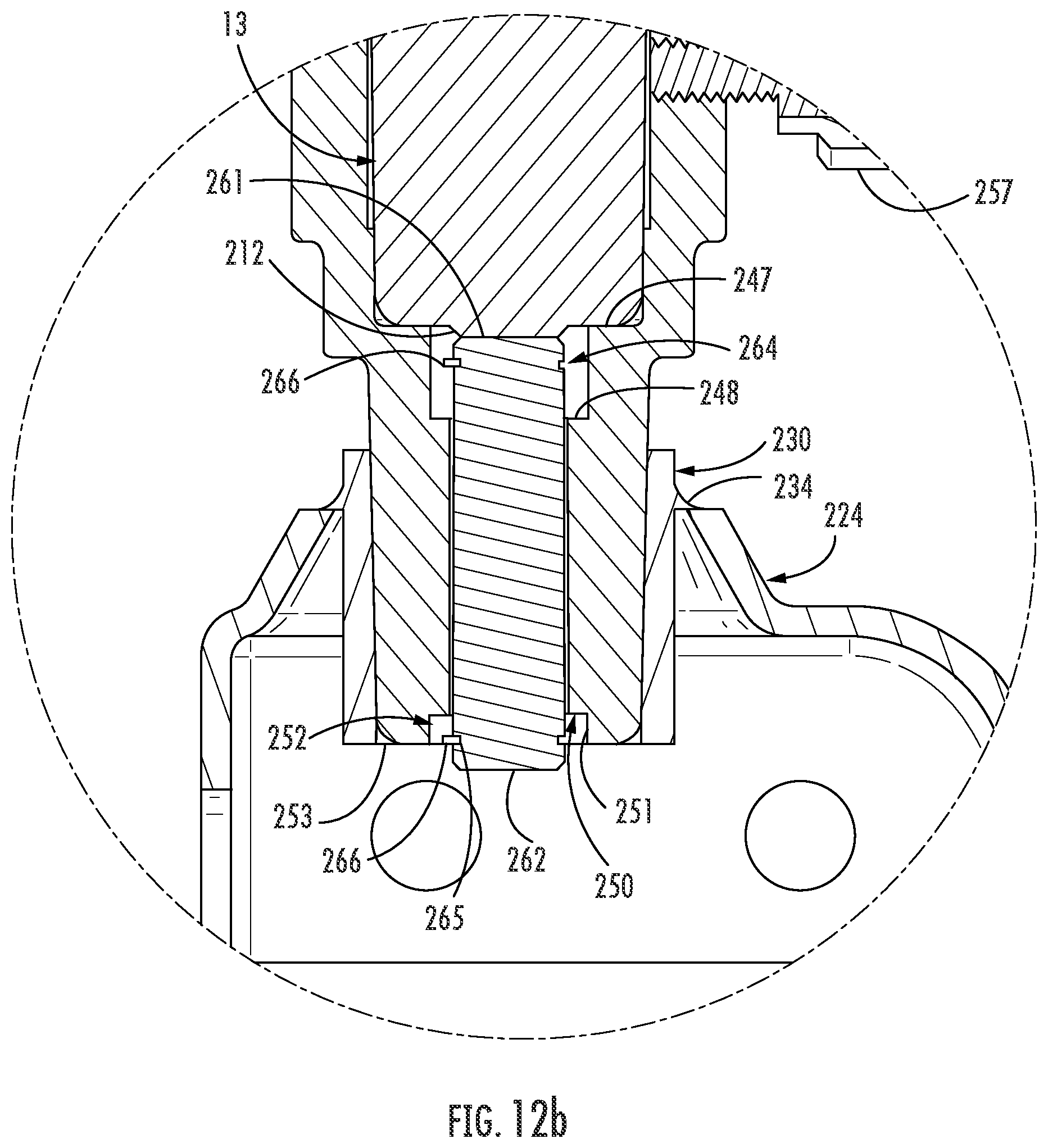 Patent US11779118 Figure 18 – Seat plate gas cylinder quick-release device
