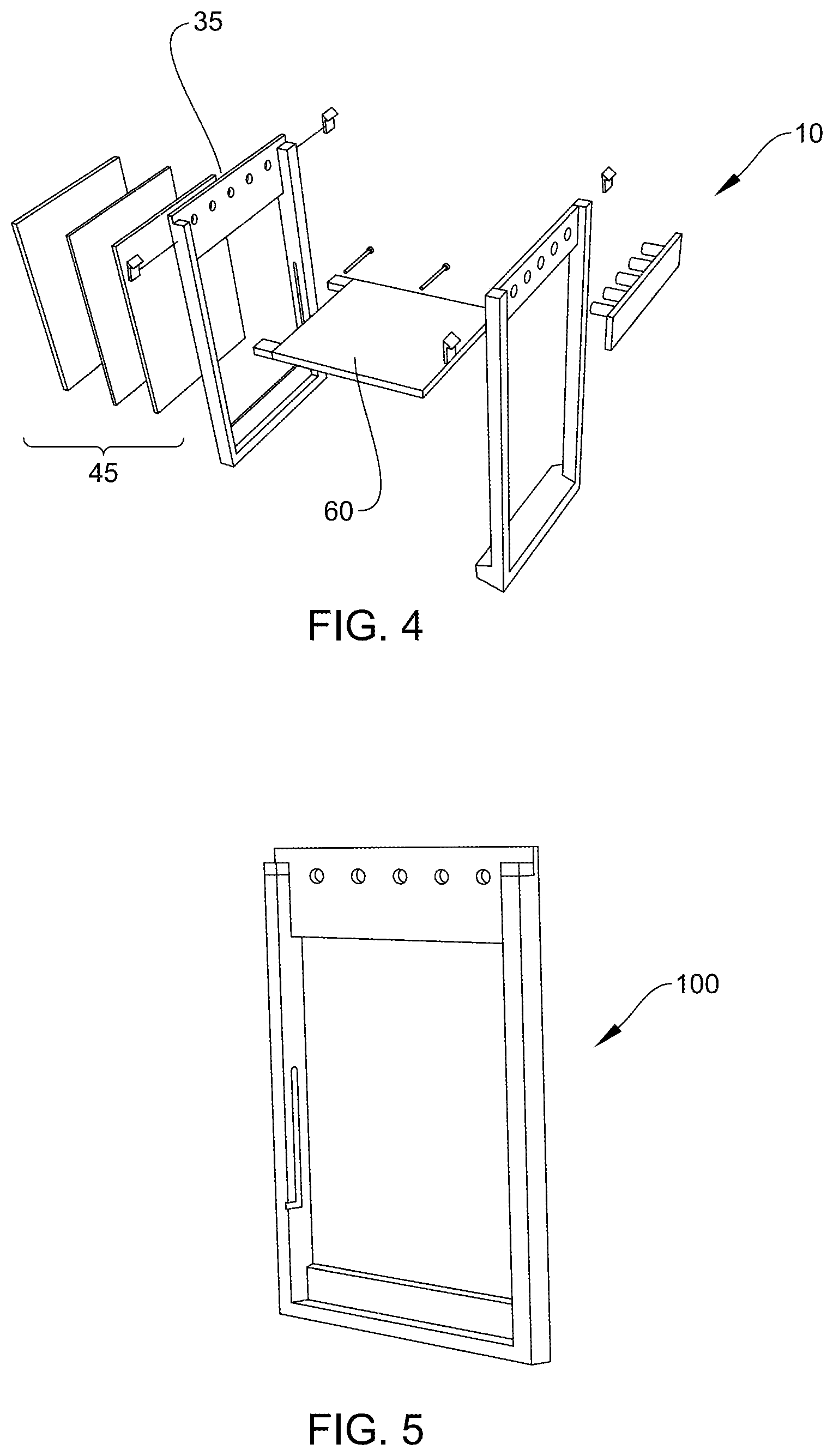 Patent US11779119 Figure 3 – Folding chair with user interchangeable frame and coat rack adapted for hanging on a wall
