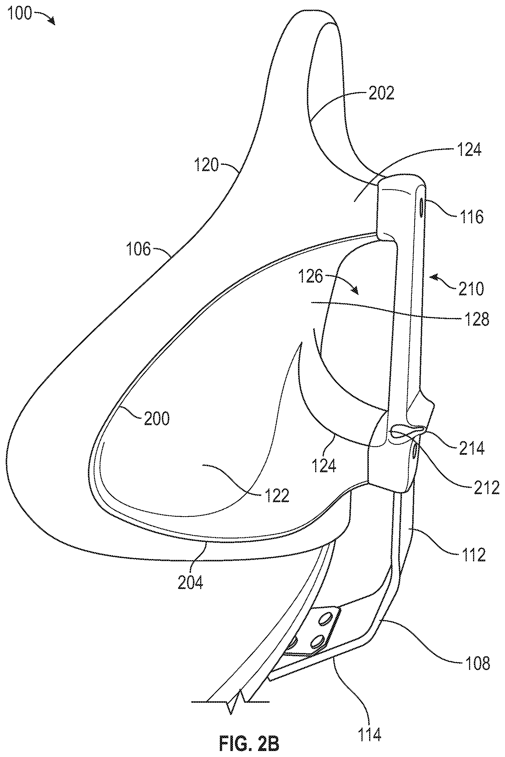 Patent US11779121 Figure 3 – Chair having pliable backrest and methods for same