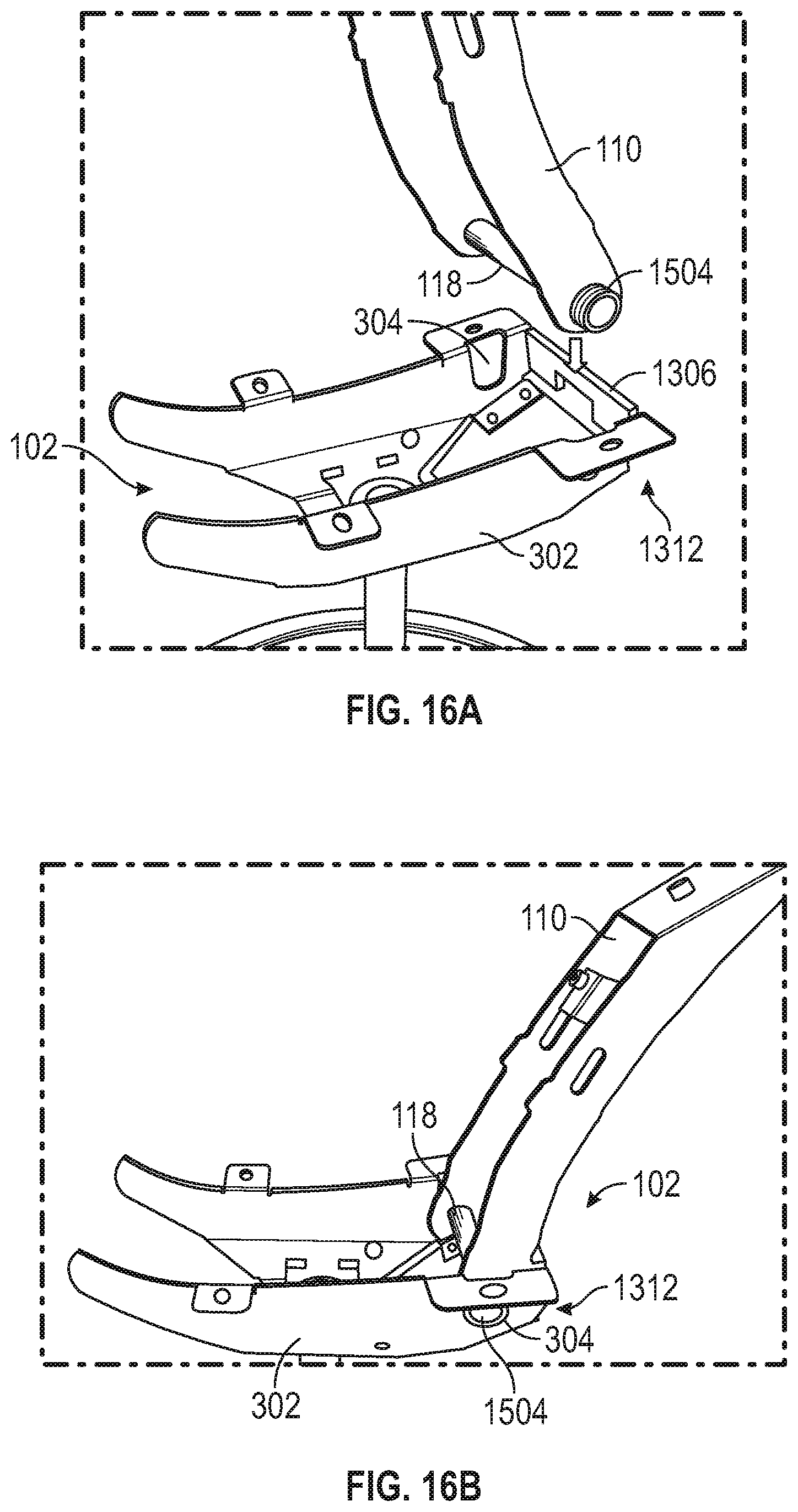 Patent US11779121 Figure 17 – Chair having pliable backrest and methods for same