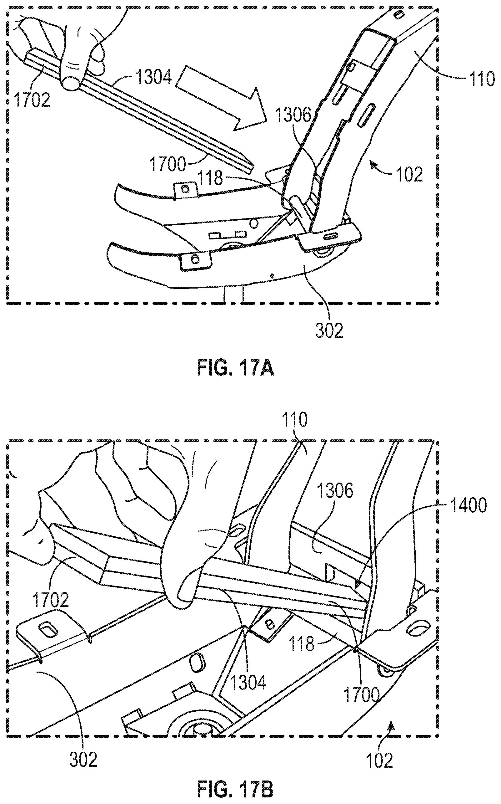 Patent US11779121 Figure 18 – Chair having pliable backrest and methods for same