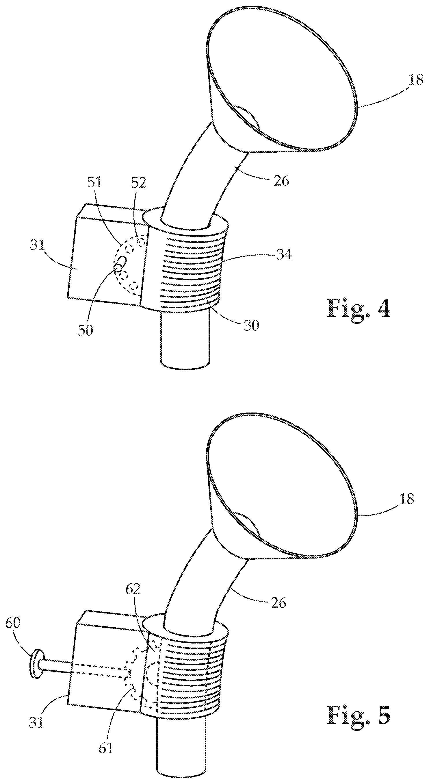 Patent US11779122 Figure 3 – Adjustable breast pump flange