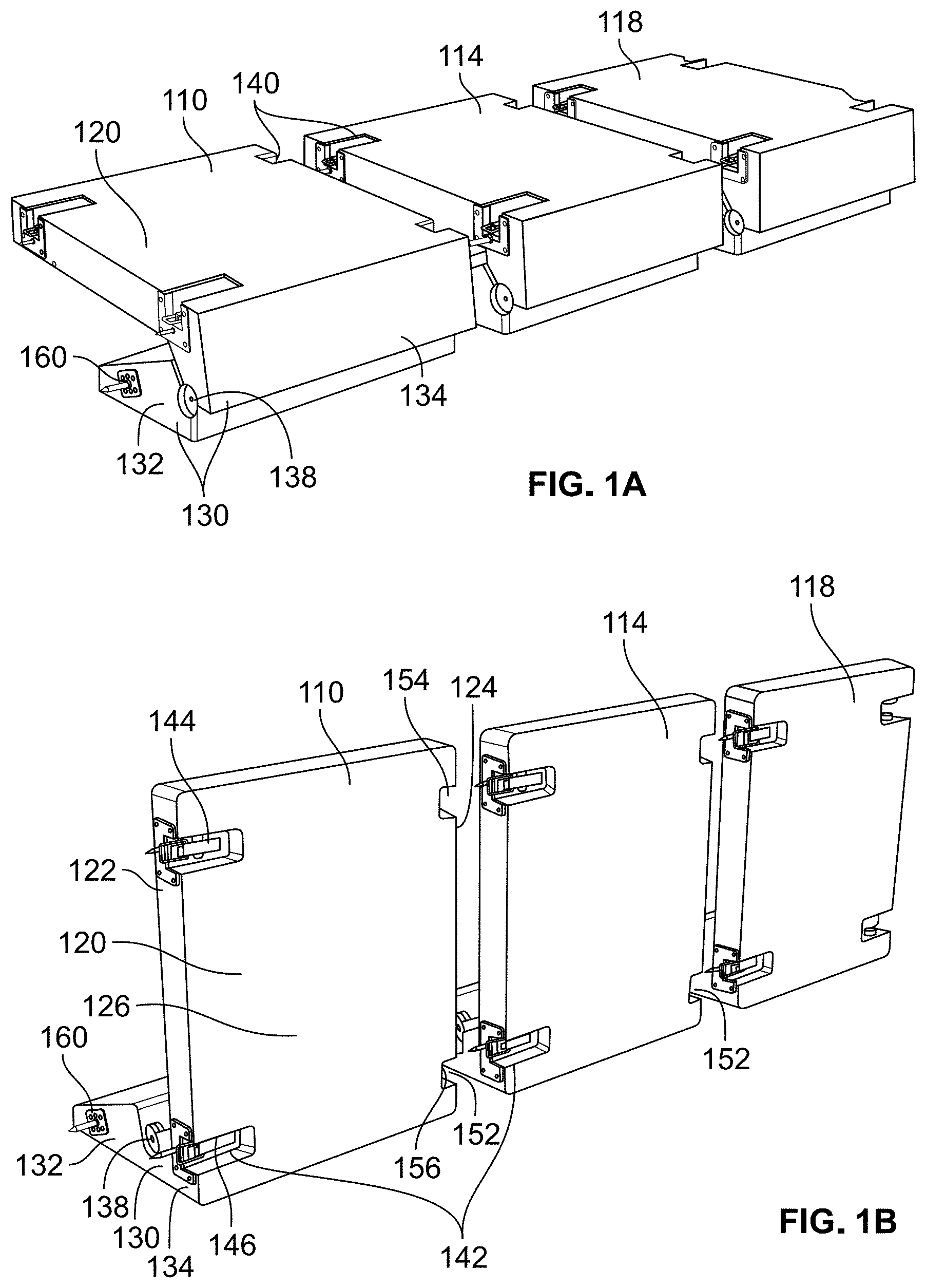 Patent US11779123 Figure 1 – Modular sofa construction and methods for assembly
