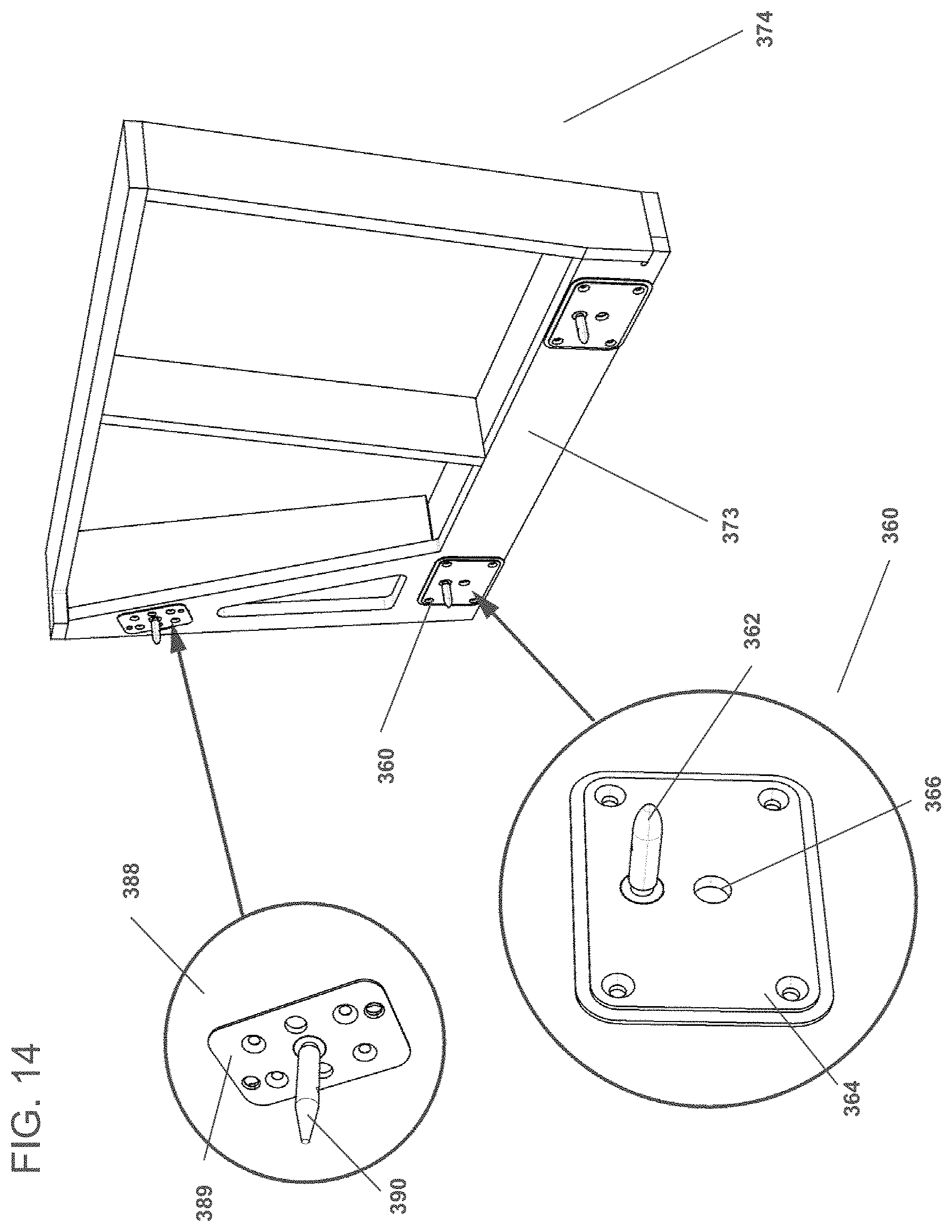Patent US11779123 Figure 17 – Modular sofa construction and methods for assembly