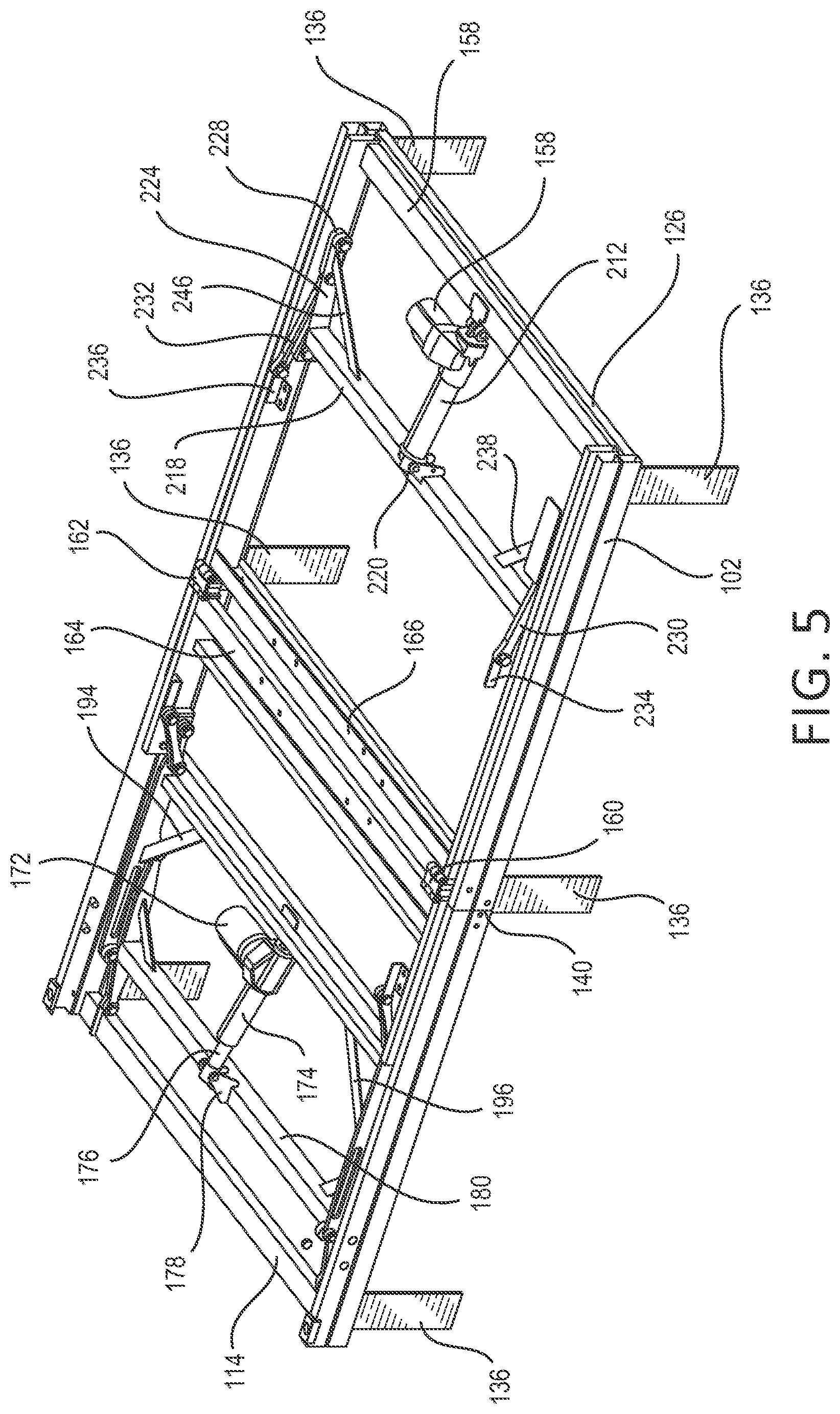 Patent US11779124 Figure 8 – Zero gap foldable powered bed