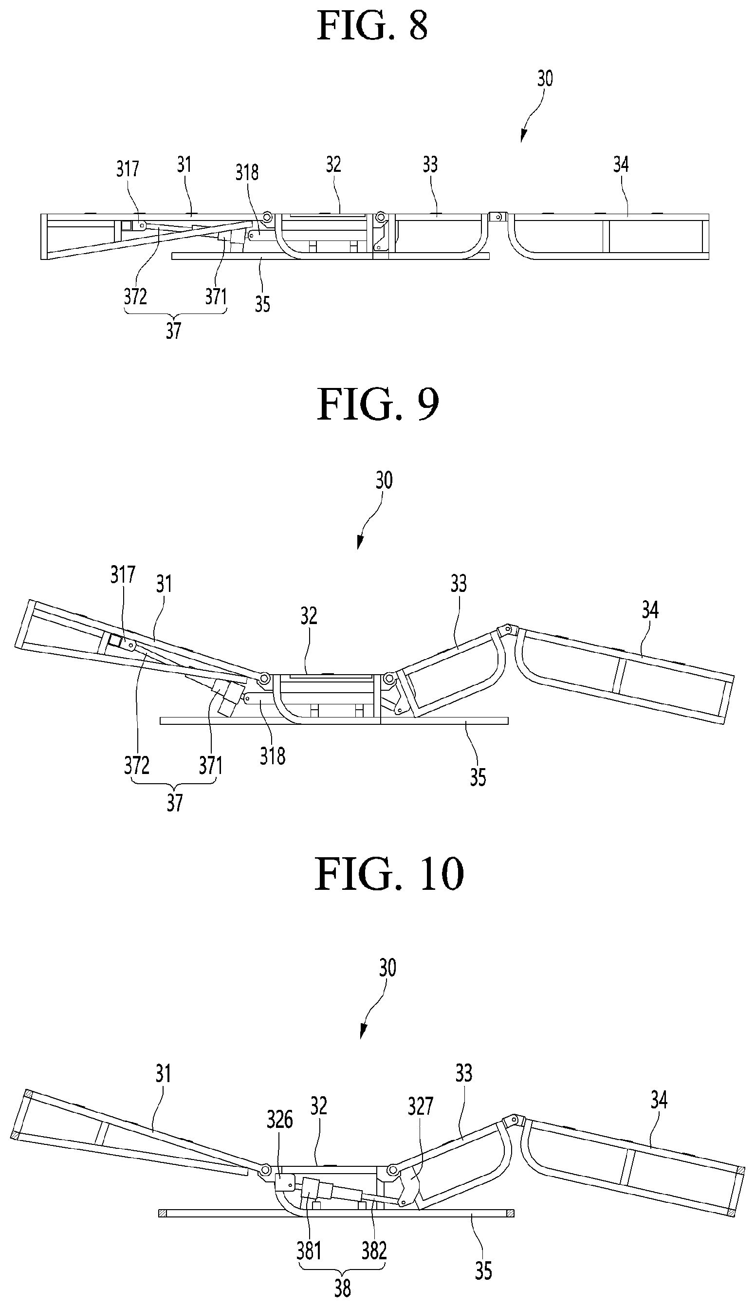 Patent US11779126 Figure 4 – Bed