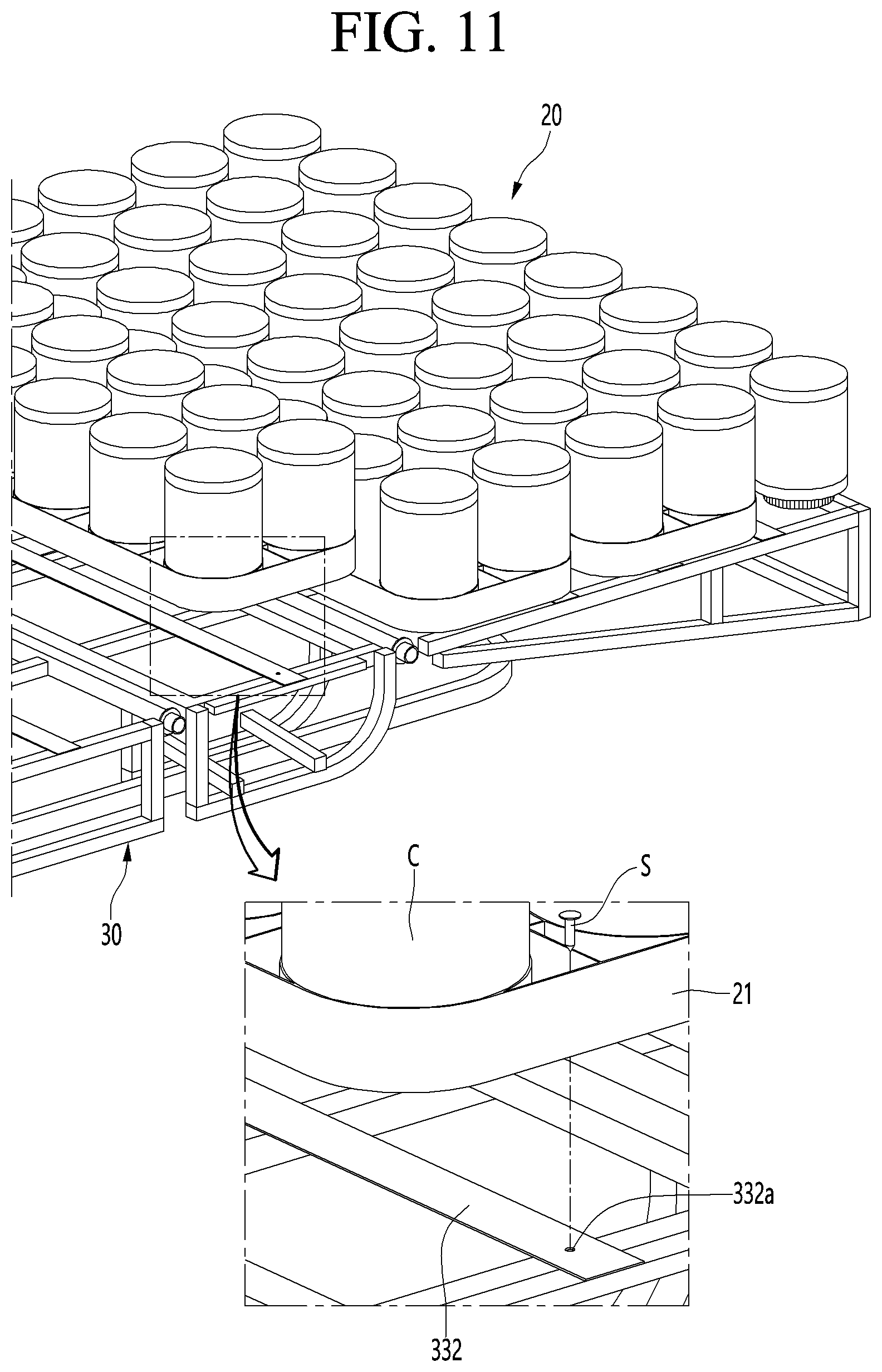 Patent US11779126 Figure 5 – Bed