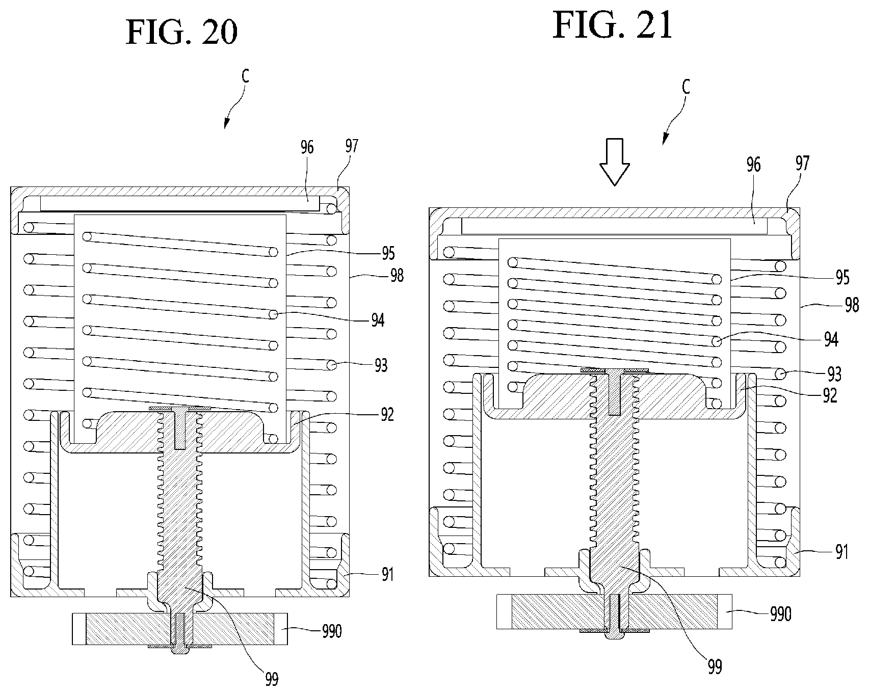 Patent US11779126 Figure 10 – Bed
