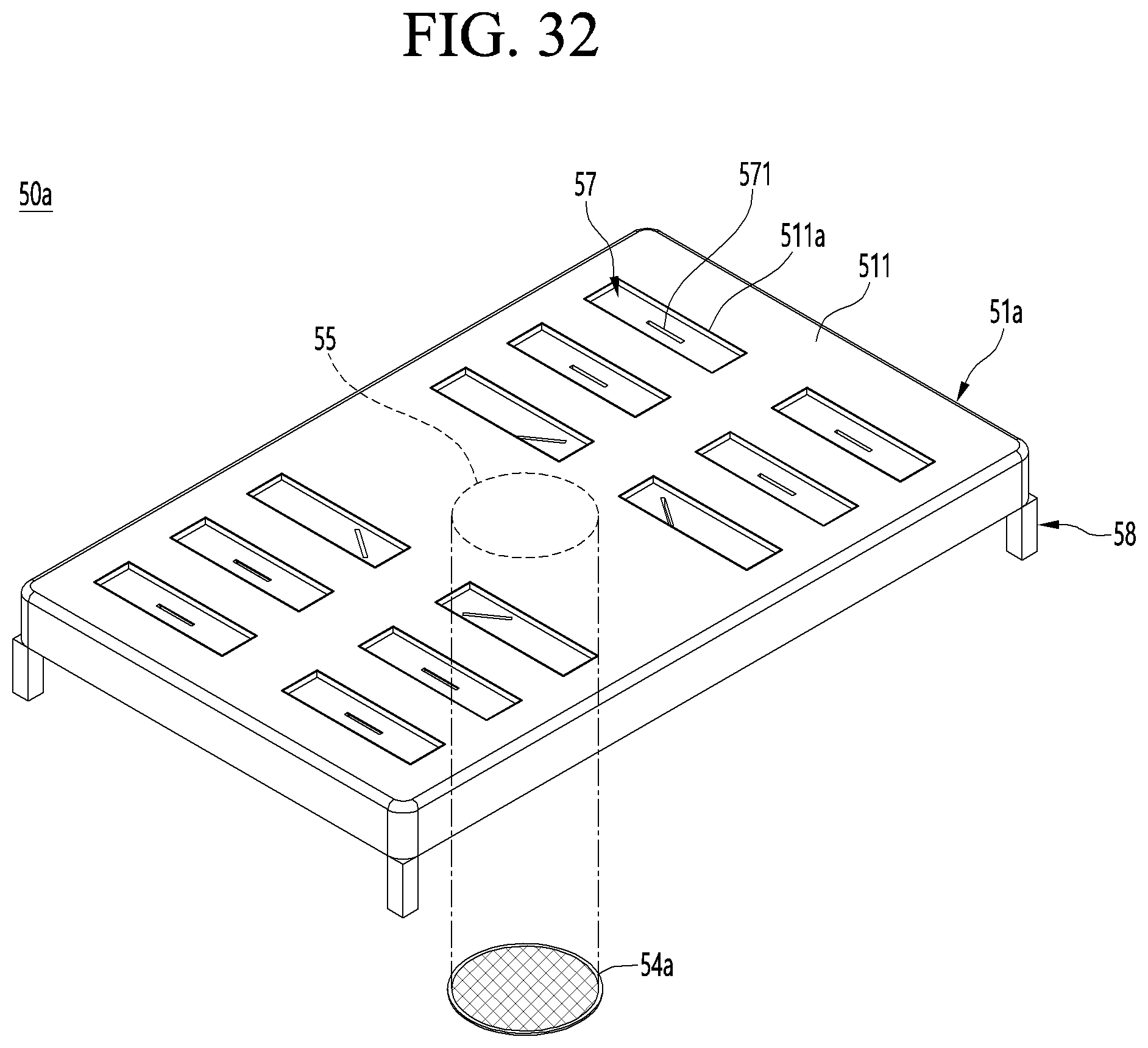 Patent US11779126 Figure 17 – Bed