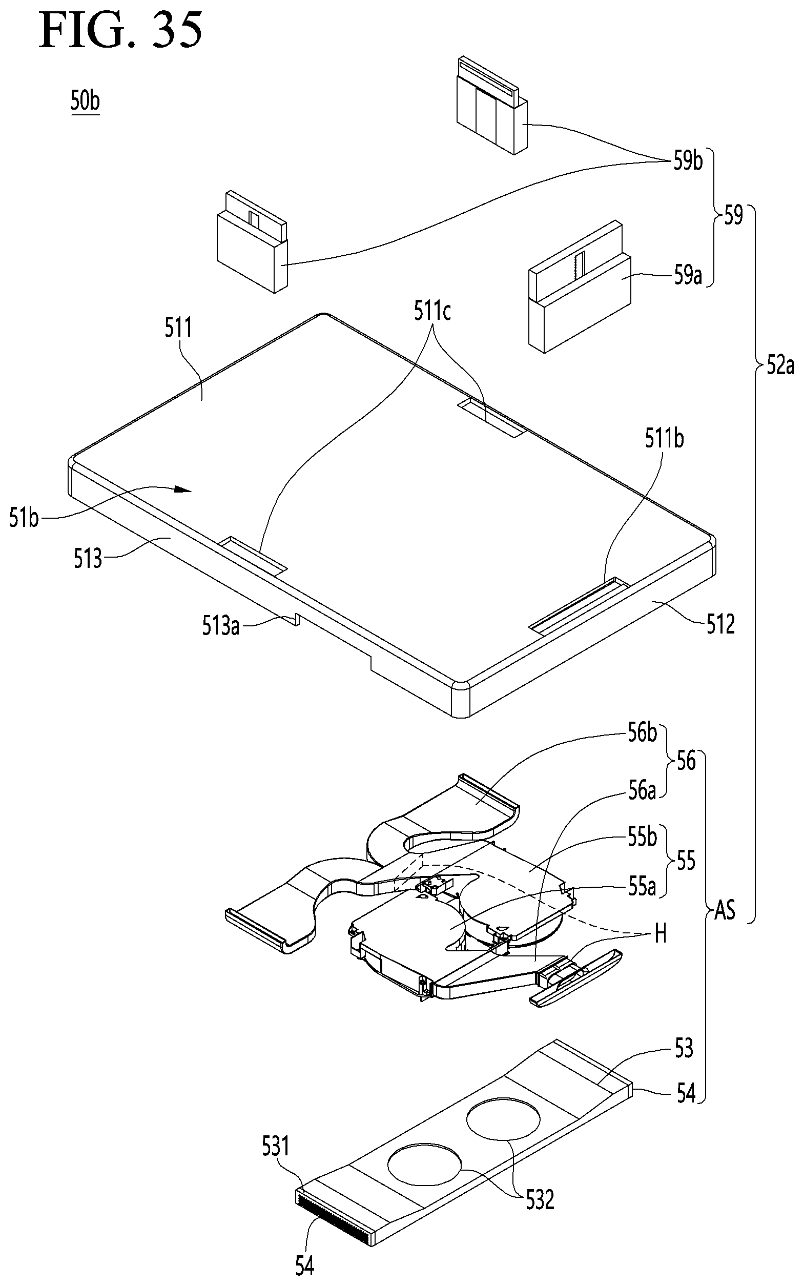 Patent US11779126 Figure 19 – Bed