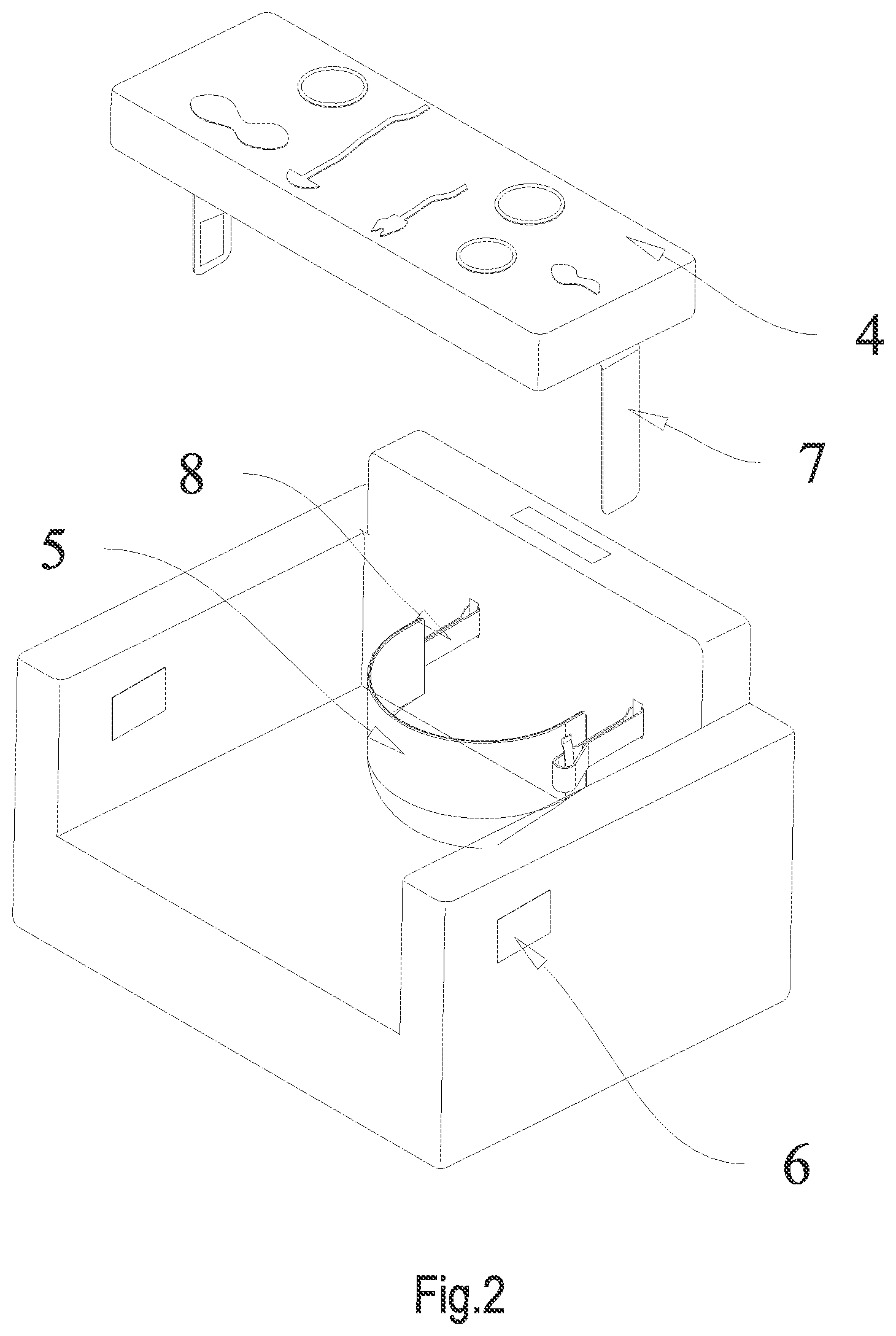 Patent US11779129 Figure 2 – Game table and chair for babies