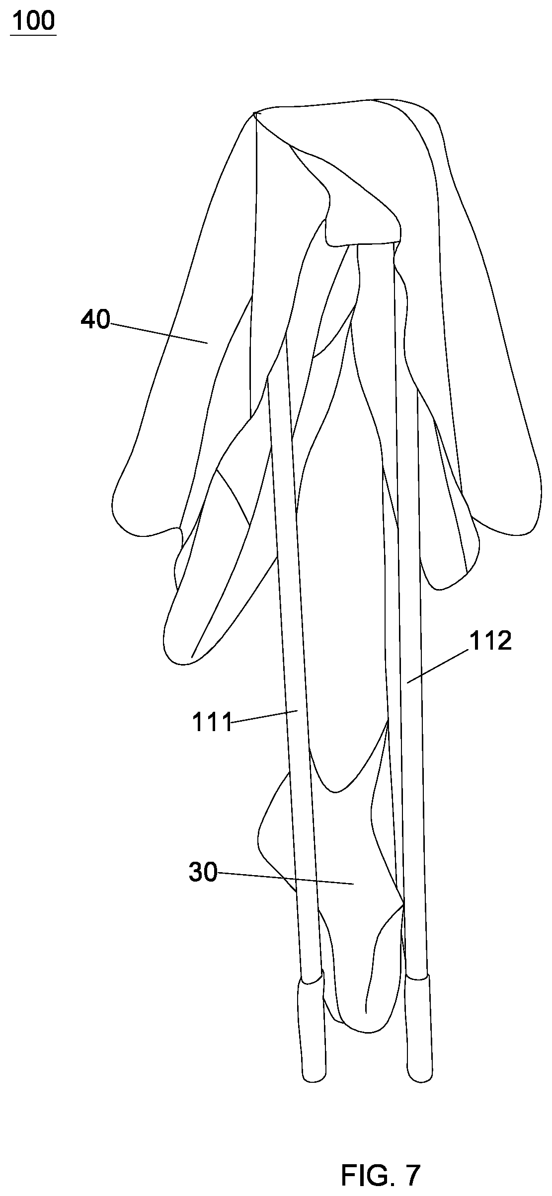 Patent US11779130 Figure 7 – Child bassinet