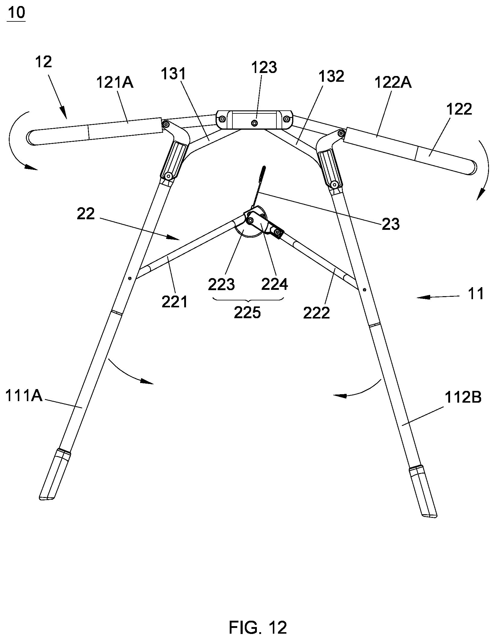 Patent US11779130 Figure 12 – Child bassinet