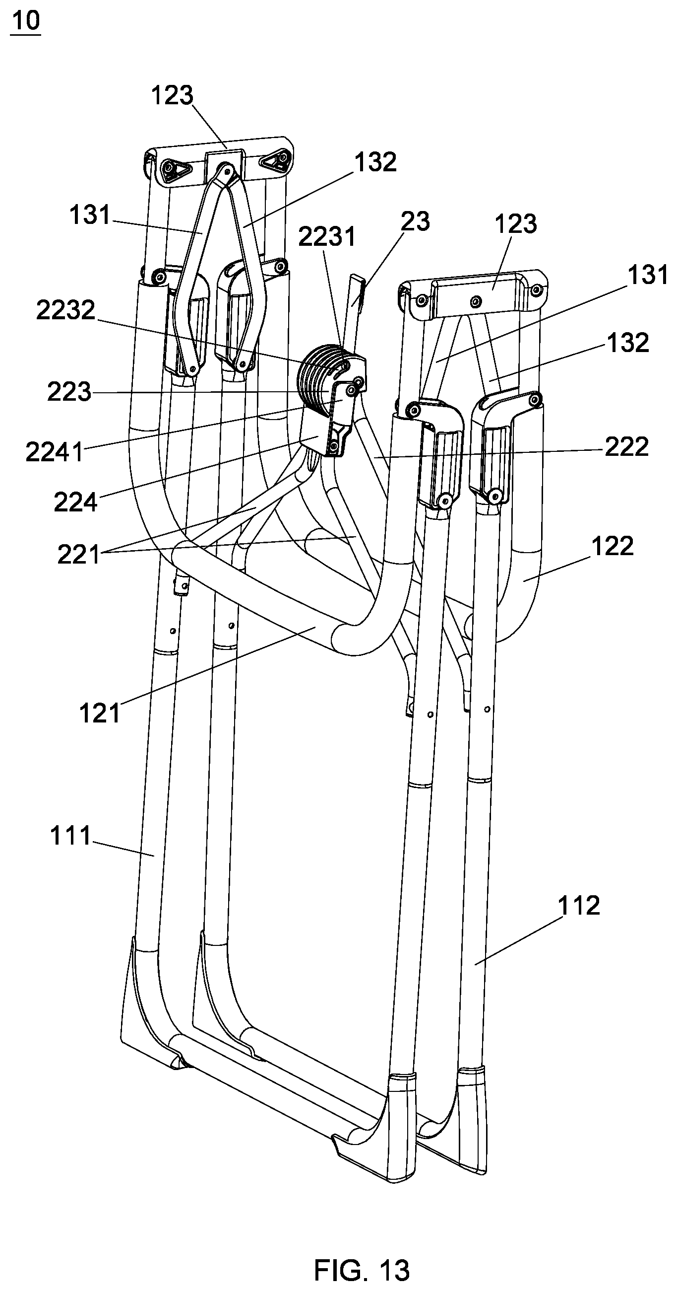 Patent US11779130 Figure 13 – Child bassinet
