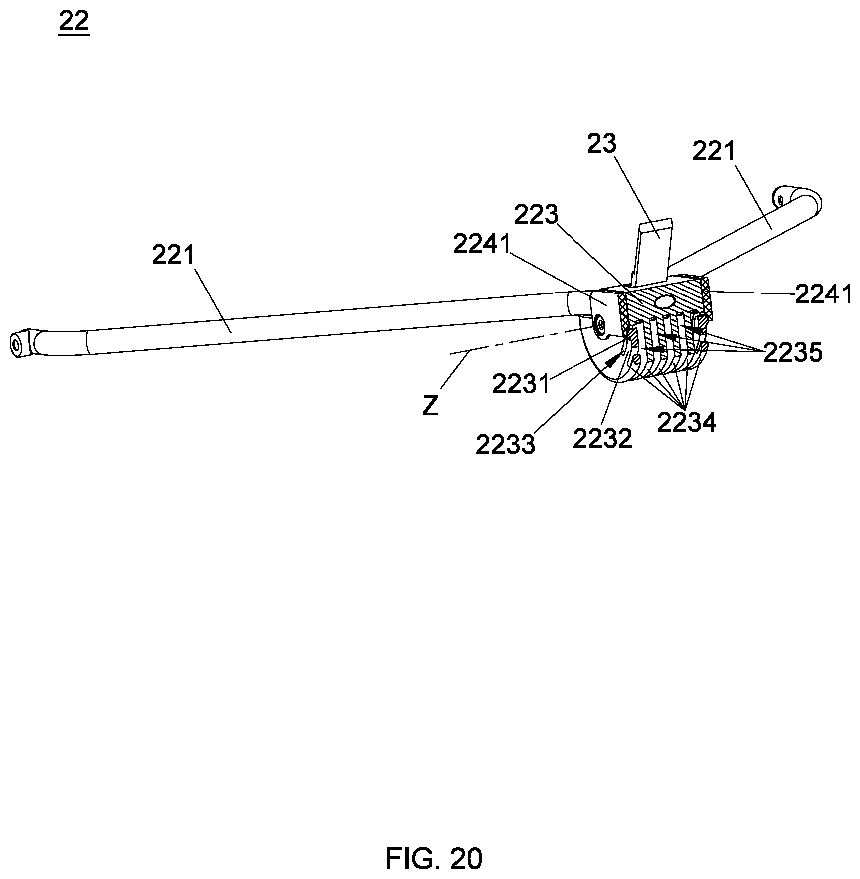 Patent US11779130 Figure 20 – Child bassinet