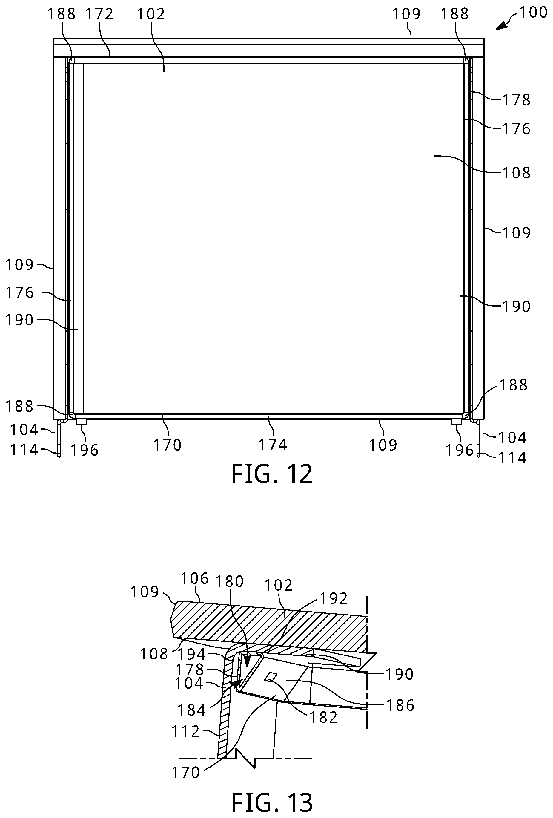 Patent US11779132 Figure 10 – Illuminated shelf assemblies