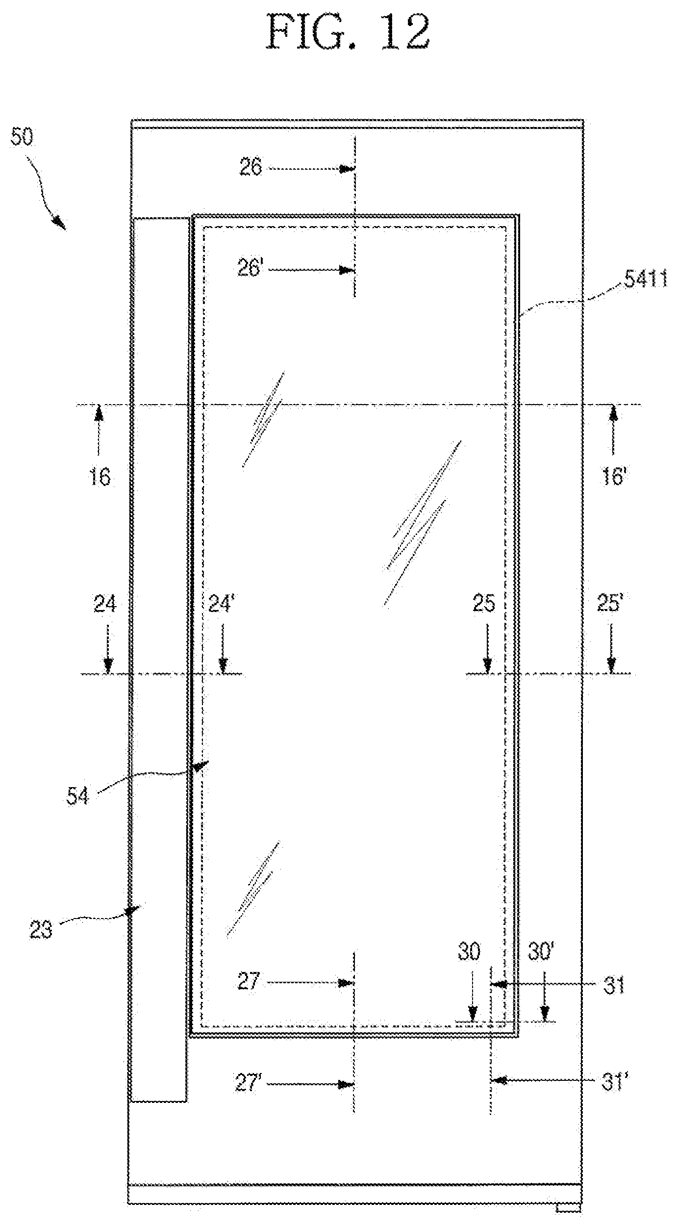 Patent US11779135 Figure 12 – Refrigerator having panel assembly covering opening of outer plate of door