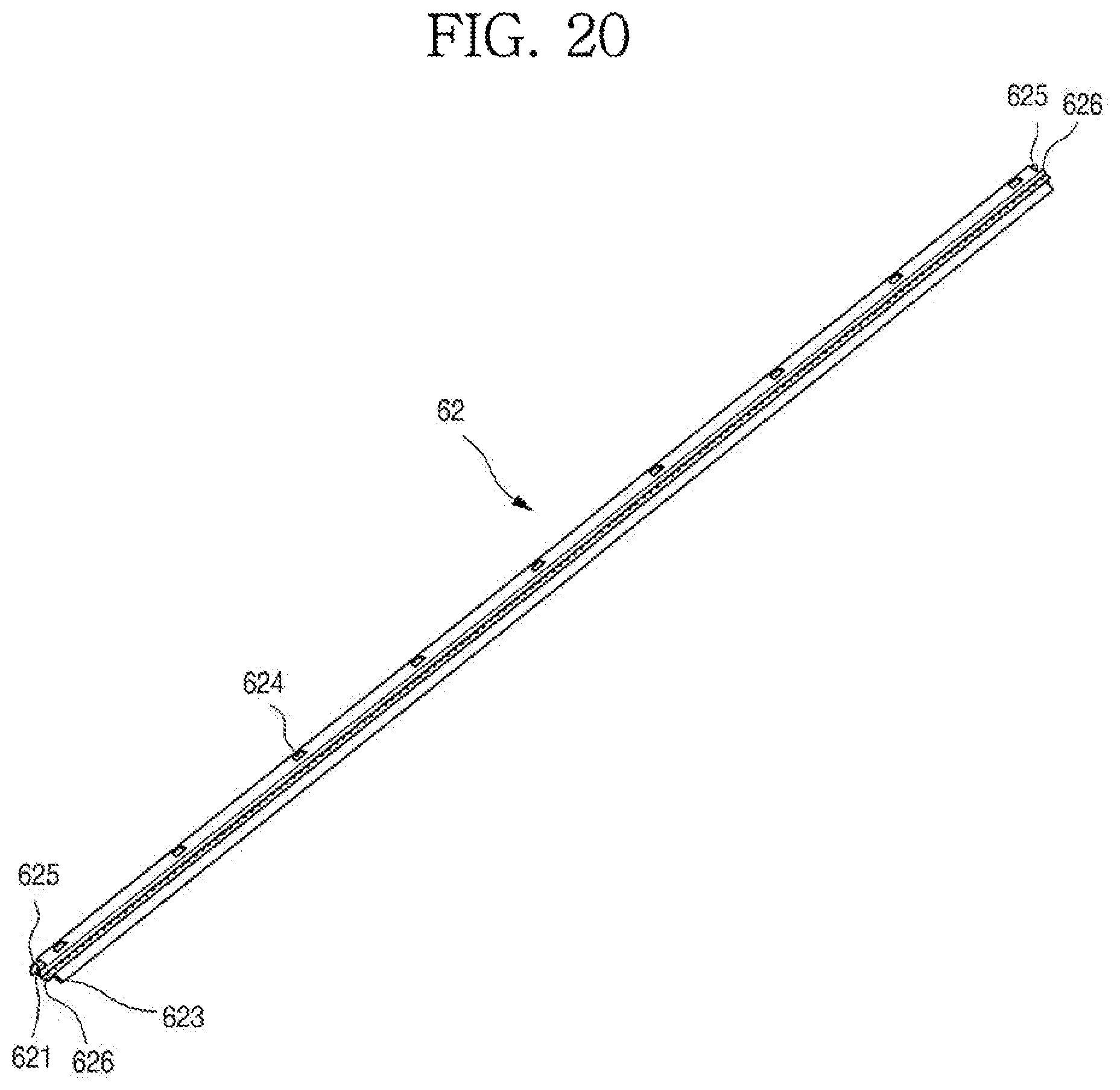 Patent US11779135 Figure 20 – Refrigerator having panel assembly covering opening of outer plate of door