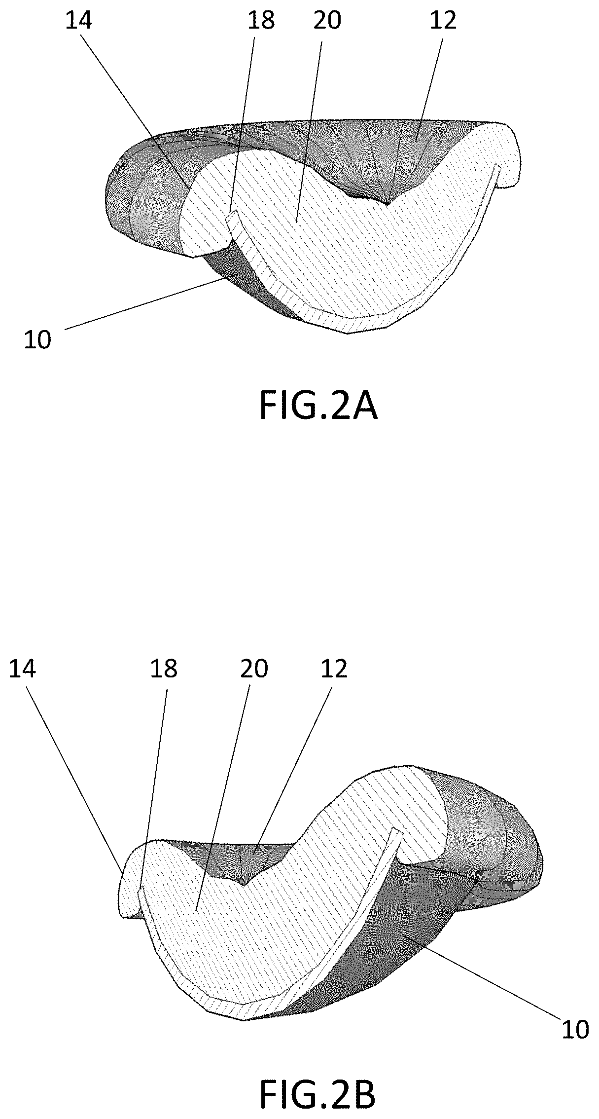 Patent US11779139 Figure 2 – Disc pillow for supported range of motion and attenuation
