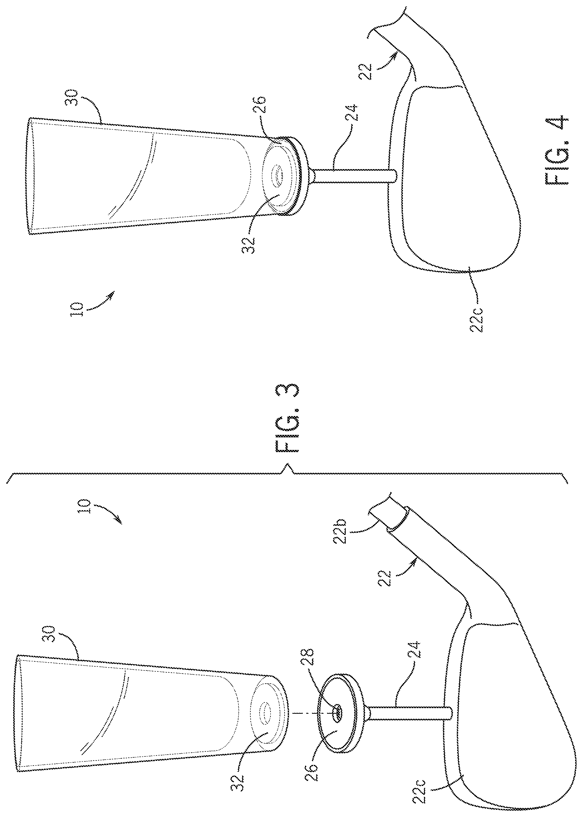 Patent US11779141 Figure 3 – Golf-themed device for consuming a beverage