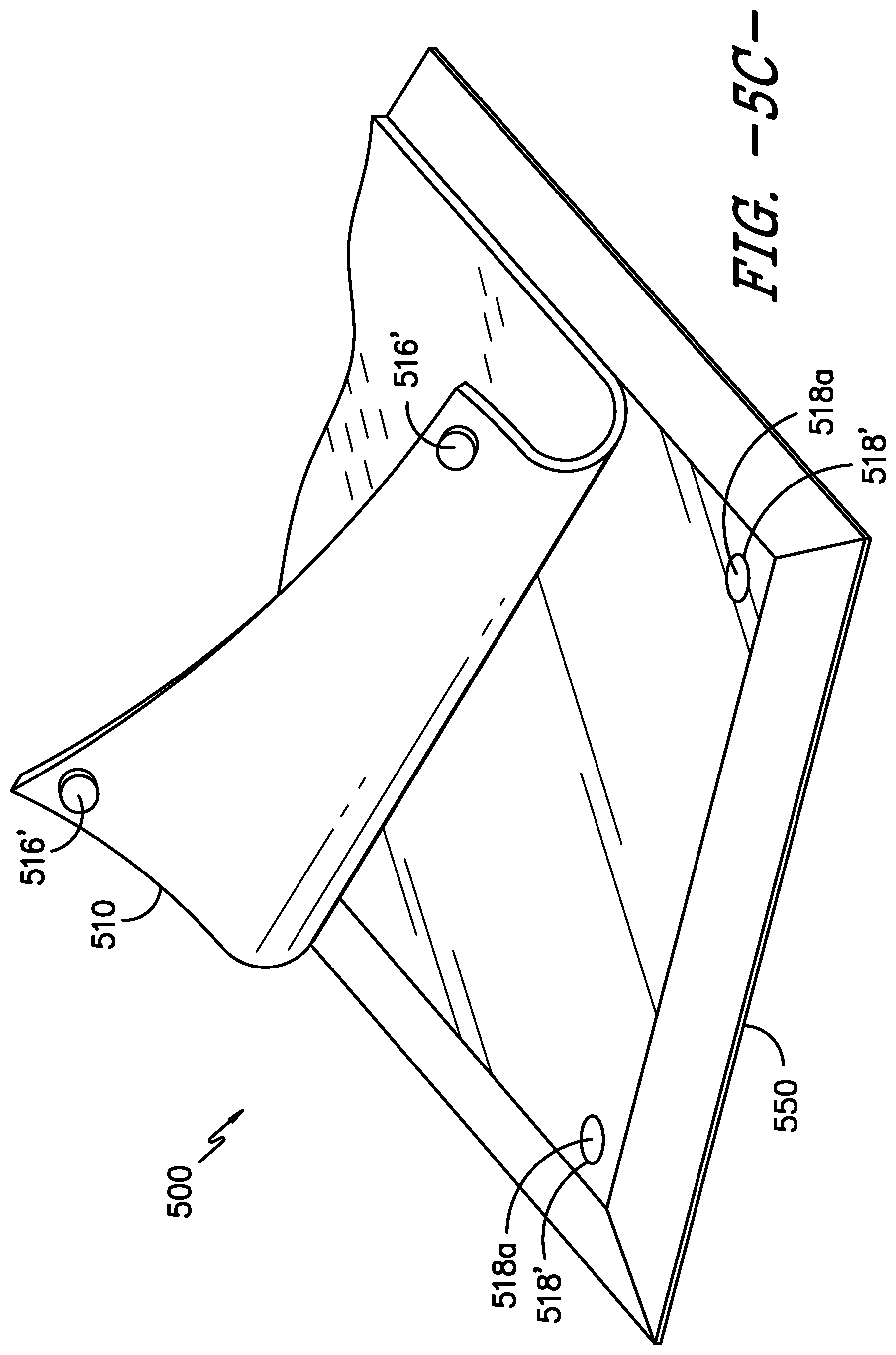 Patent US11779144 Figure 11 – Installation of multi-component floor mat