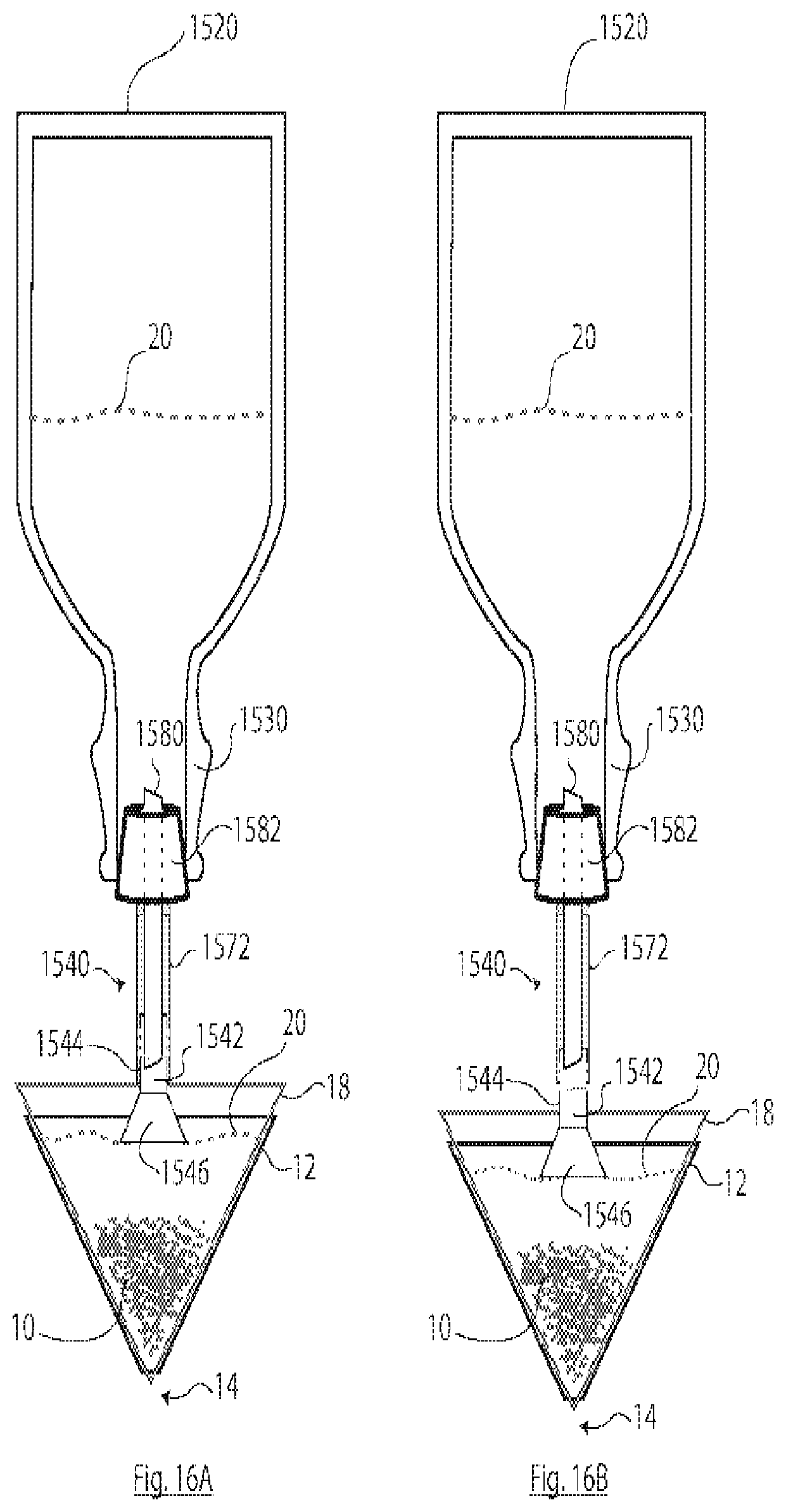 Patent US11779147 Figure 16 – Passive metering for pour-over coffee brewing