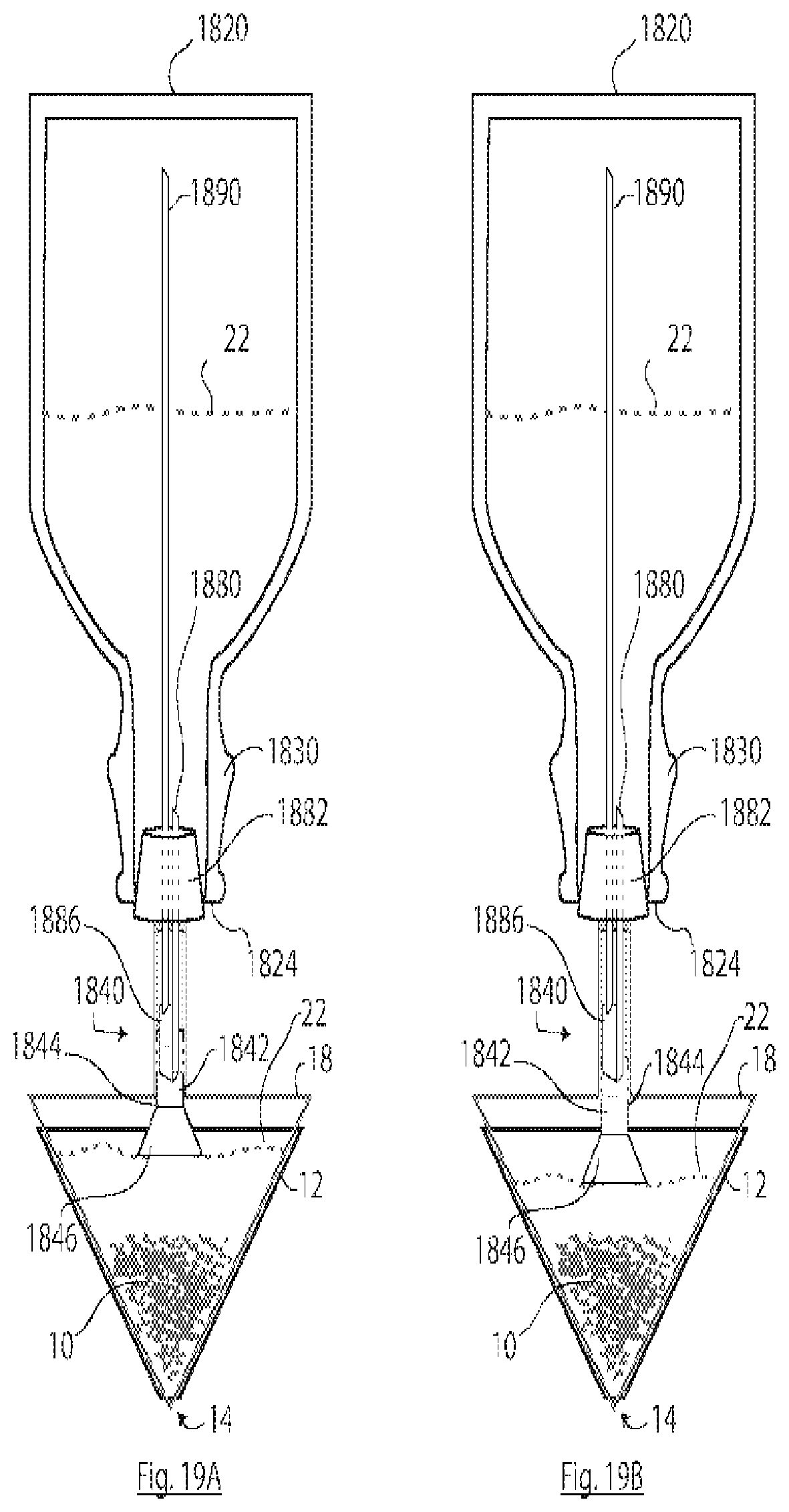 Patent US11779147 Figure 19 – Passive metering for pour-over coffee brewing