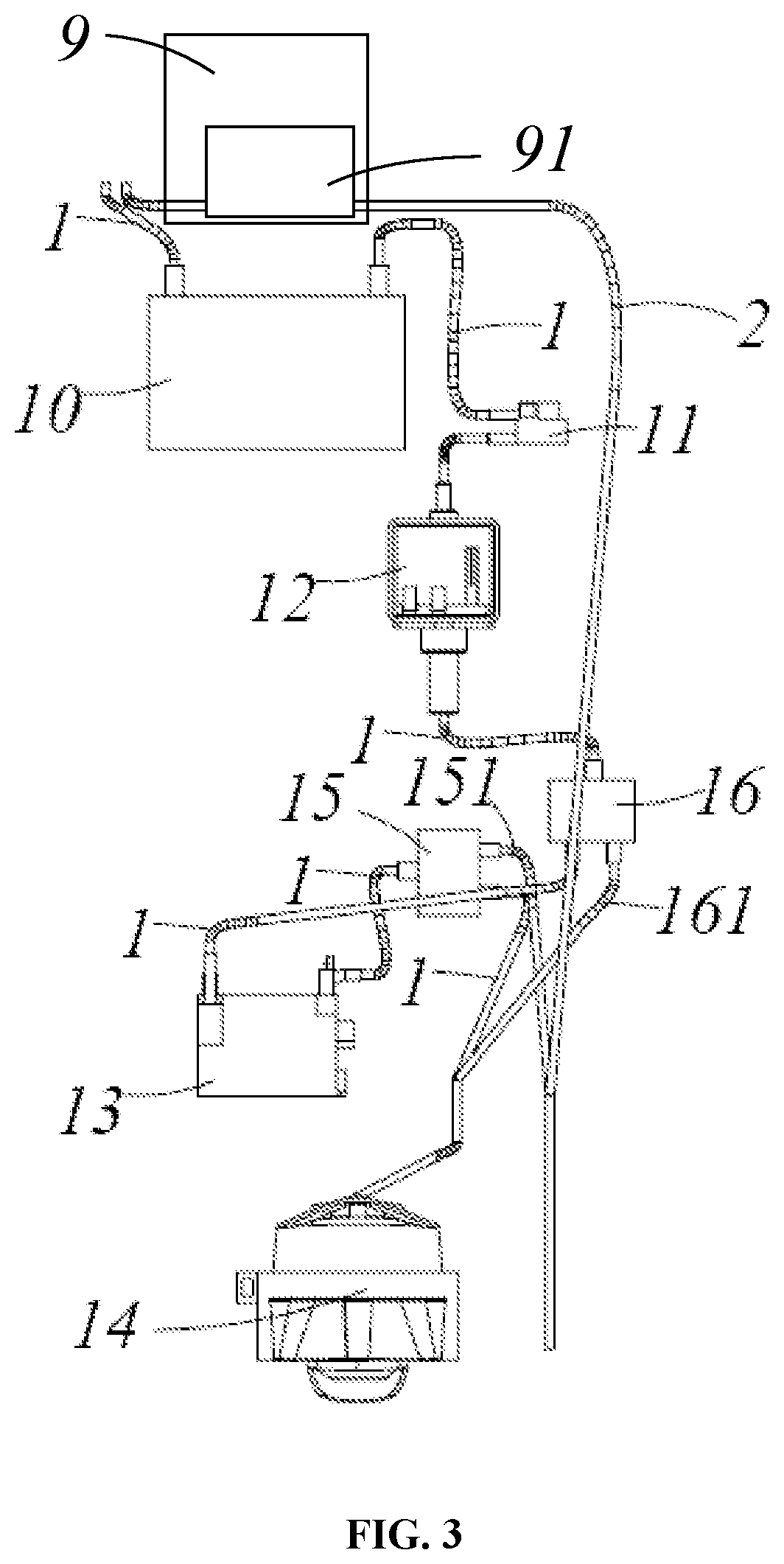 Patent US11779149 Figure 3 – Refrigerator