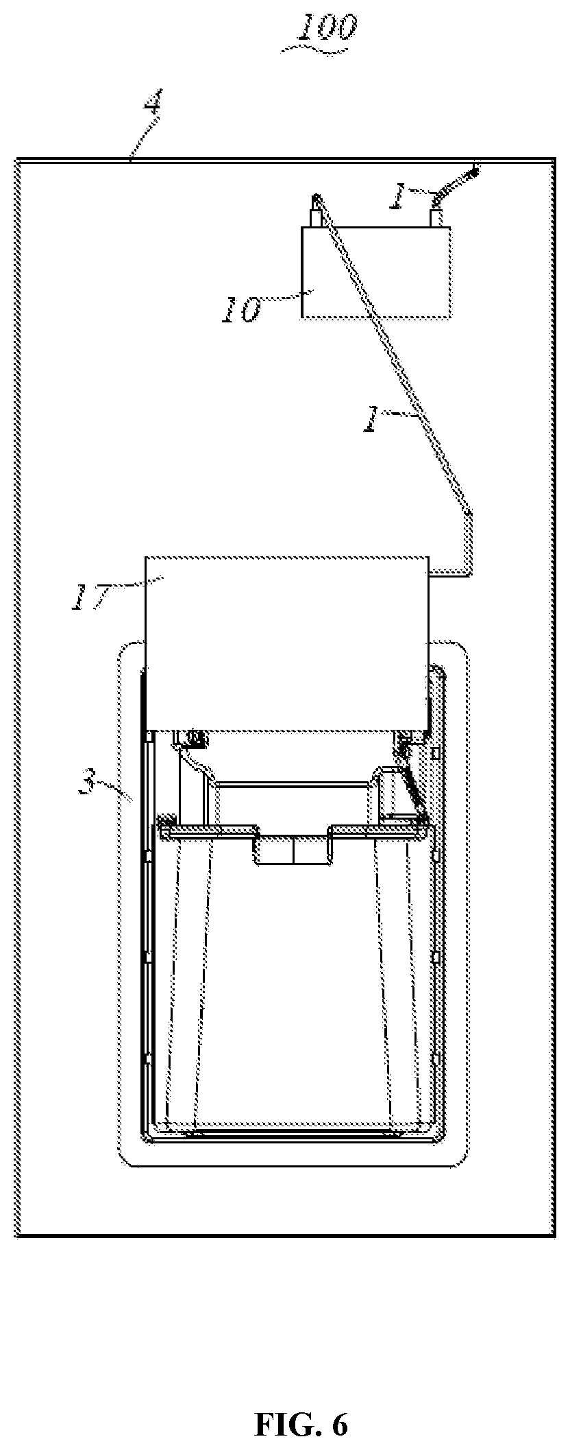 Patent US11779149 Figure 6 – Refrigerator