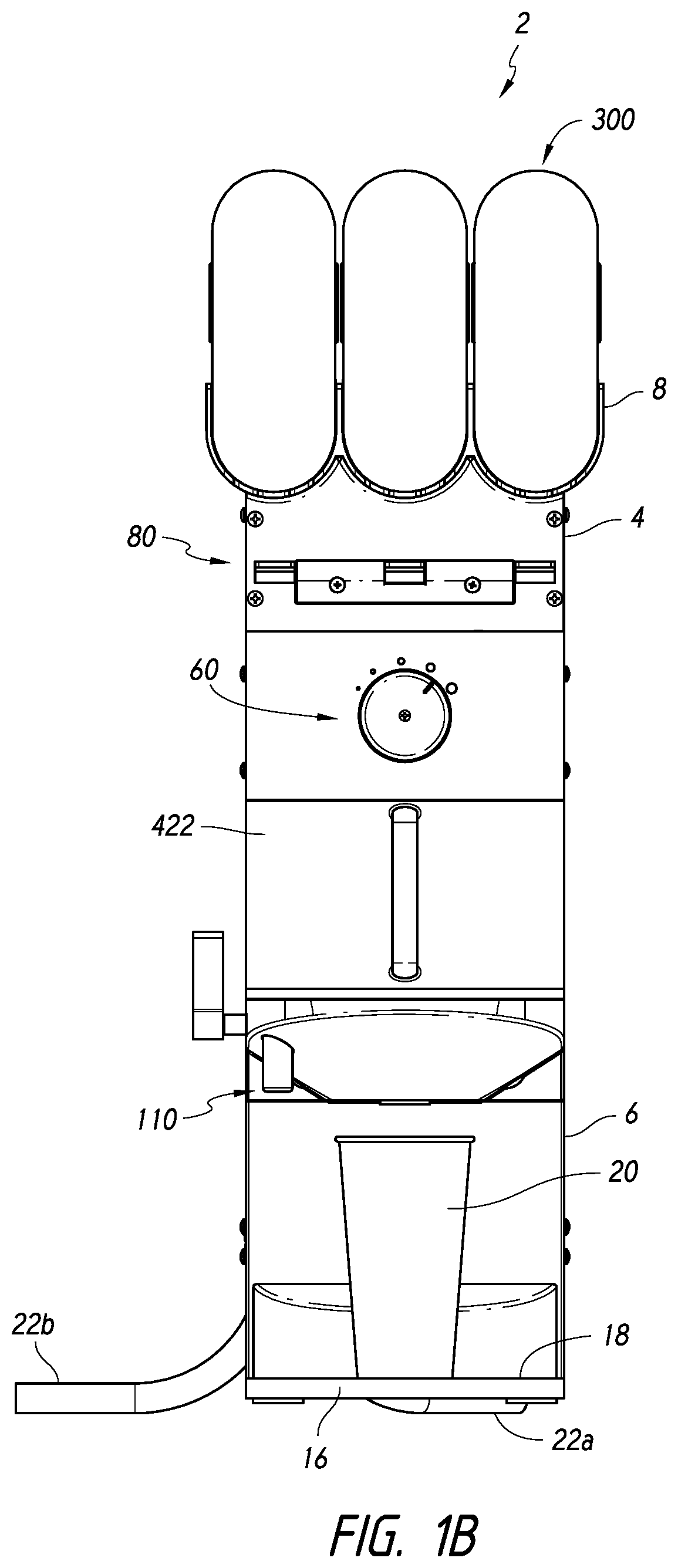 Patent US11779150 Figure 2 – Apparatuses, systems, and methods for brewing a beverage
