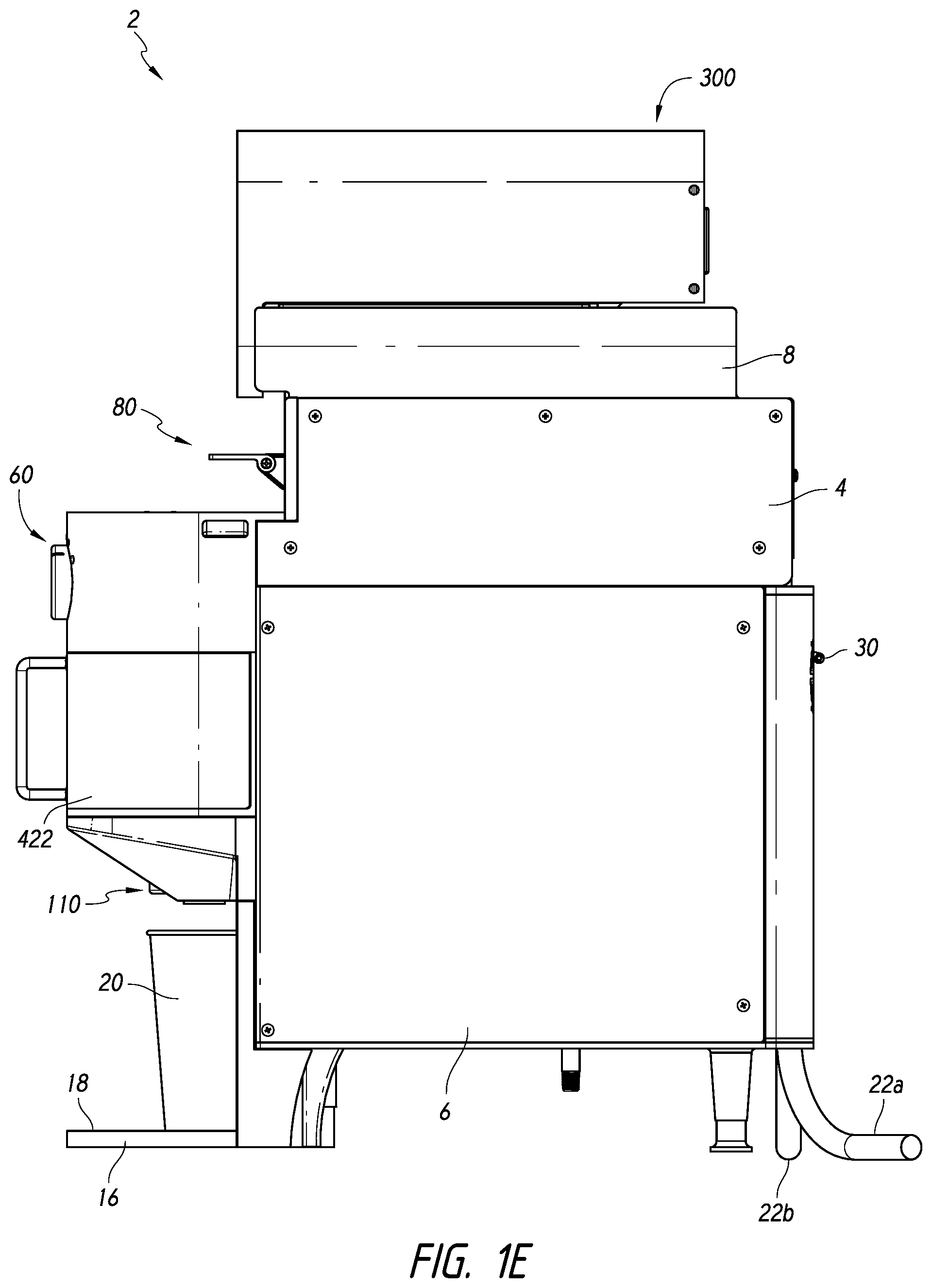 Patent US11779150 Figure 5 – Apparatuses, systems, and methods for brewing a beverage