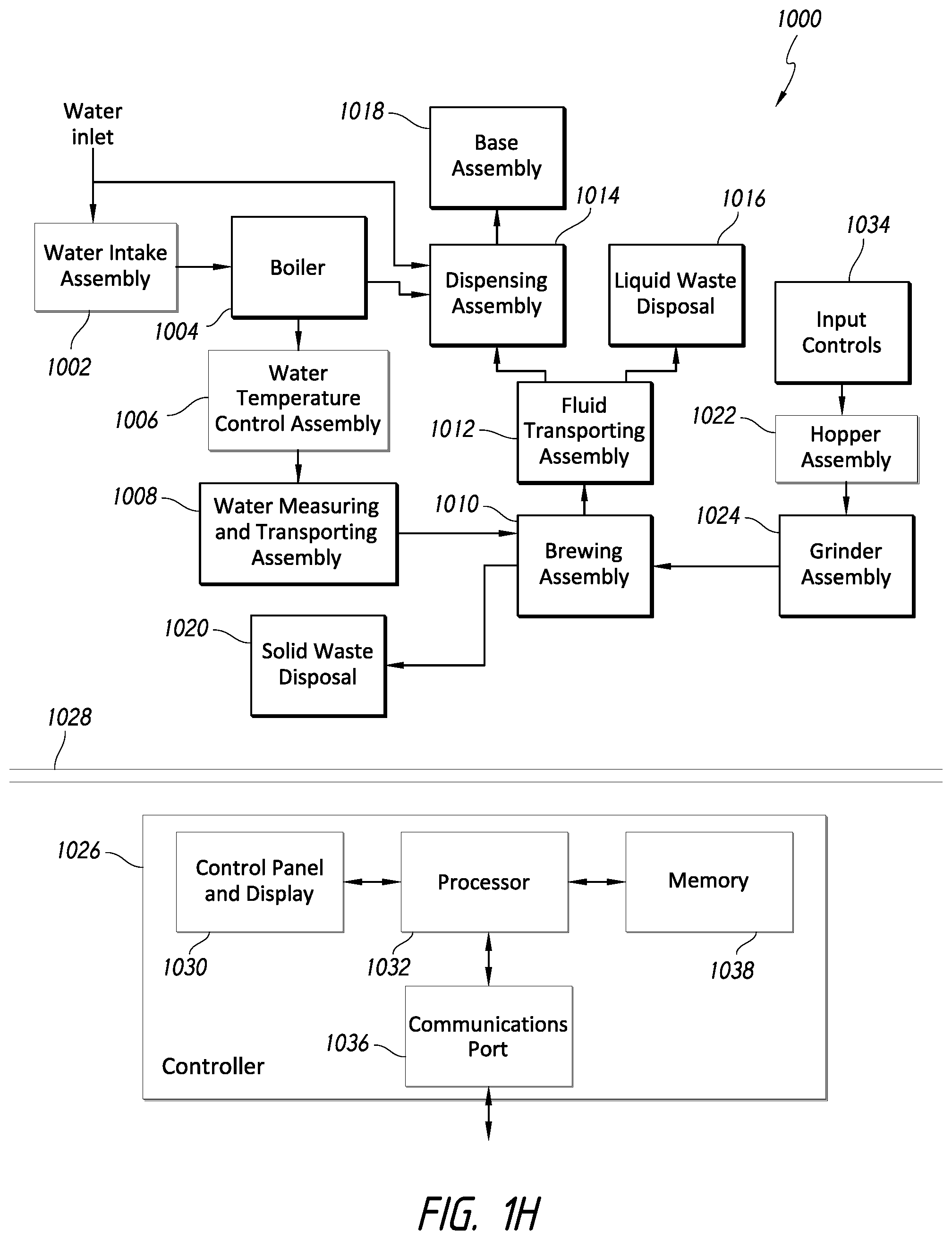 Patent US11779150 Figure 8 – Apparatuses, systems, and methods for brewing a beverage