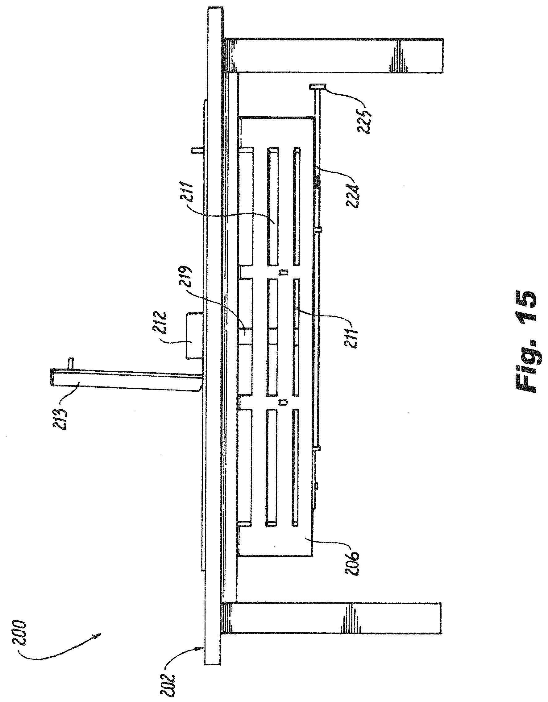 Patent US11779153 Figure 15 – Heating table with adjustable-height grill