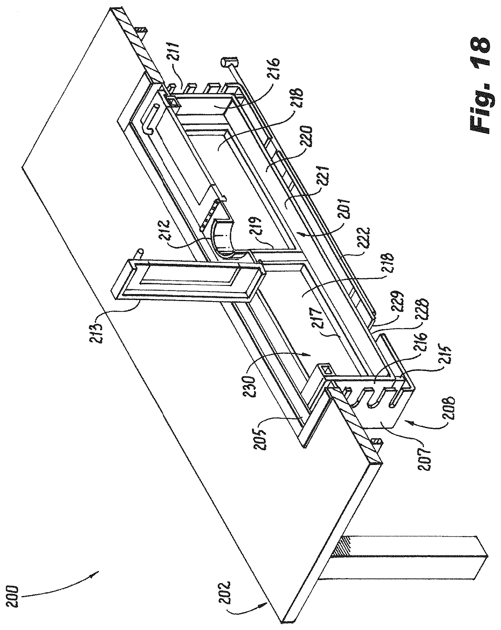 Patent US11779153 Figure 18 – Heating table with adjustable-height grill