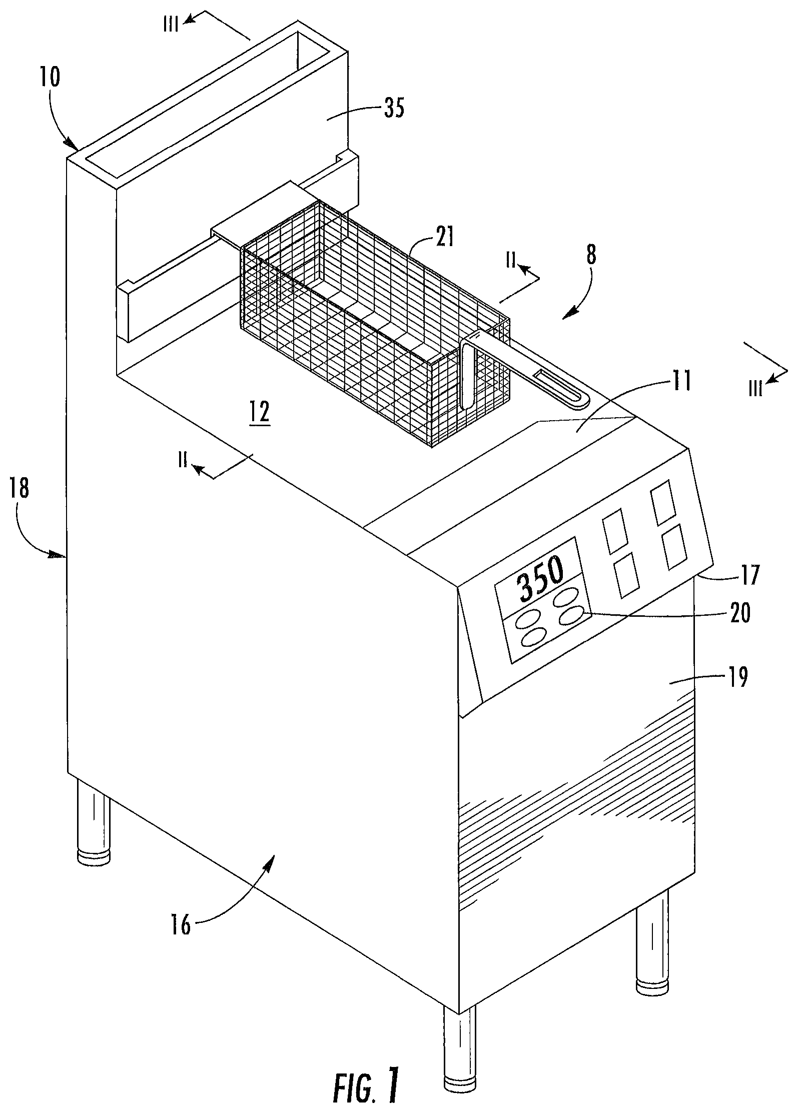 Patent US11779155 Figure 1 – High-efficiency heating apparatus