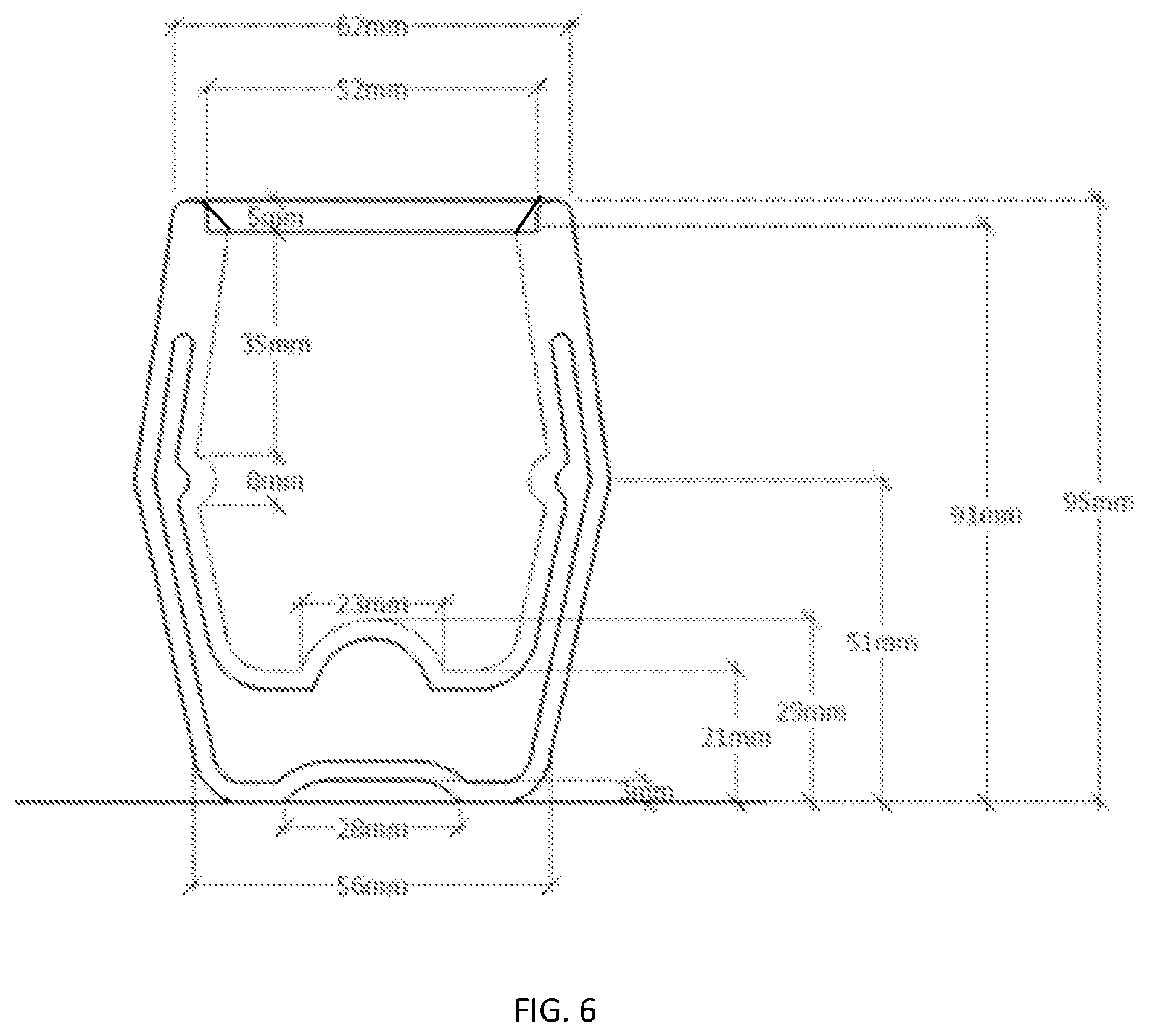 Patent US11779156 Figure 6 – Reusable beverage container assembly