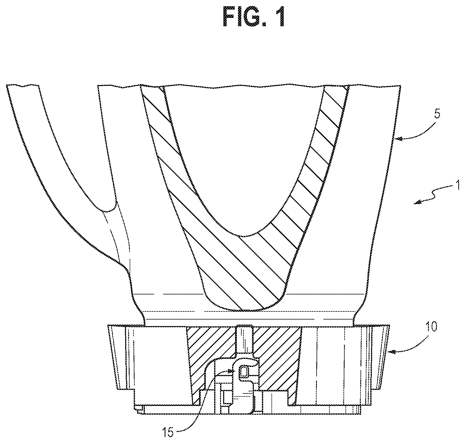 Patent US11779159 Figure 1 – Locking blade base