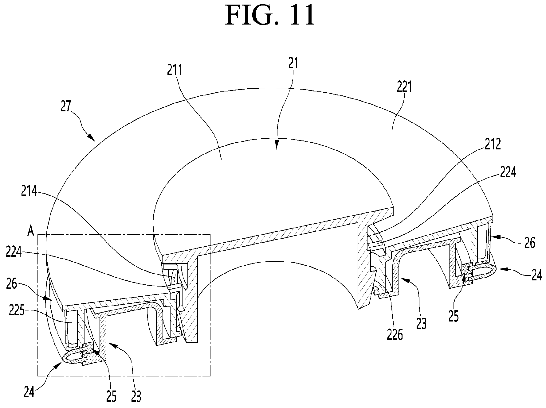 Patent US11779161 Figure 11 – Blender and lid for blender container