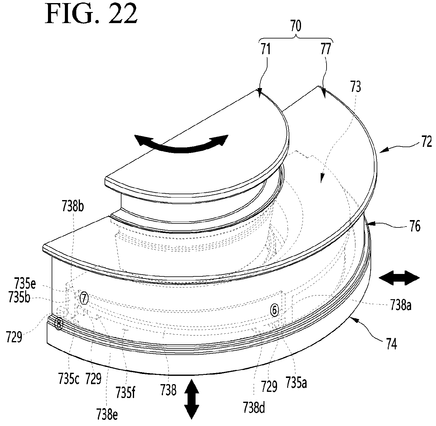 Patent US11779161 Figure 20 – Blender and lid for blender container