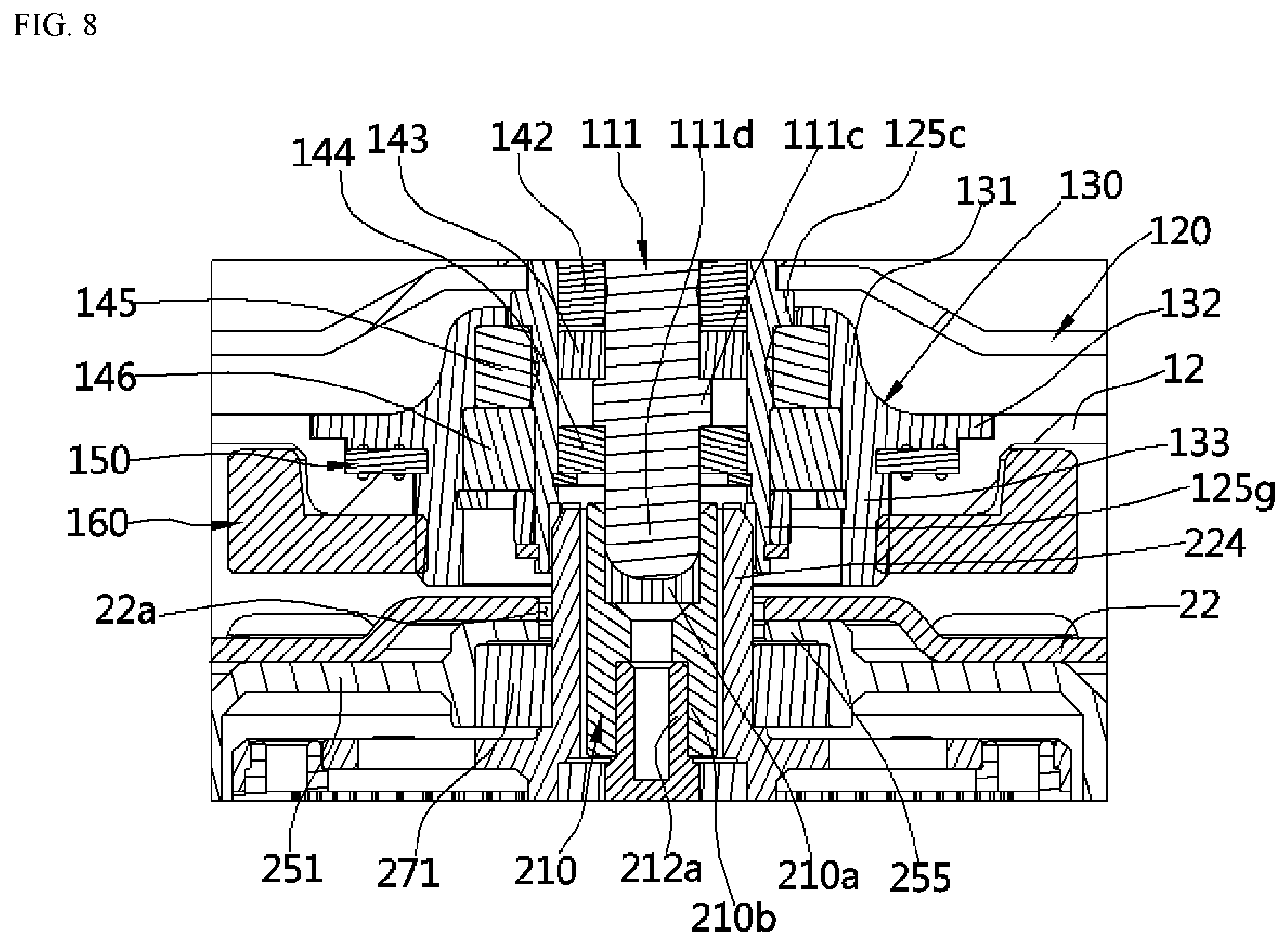 Patent US11779163 Figure 8 – Blender having bi-directionally rotatable blades