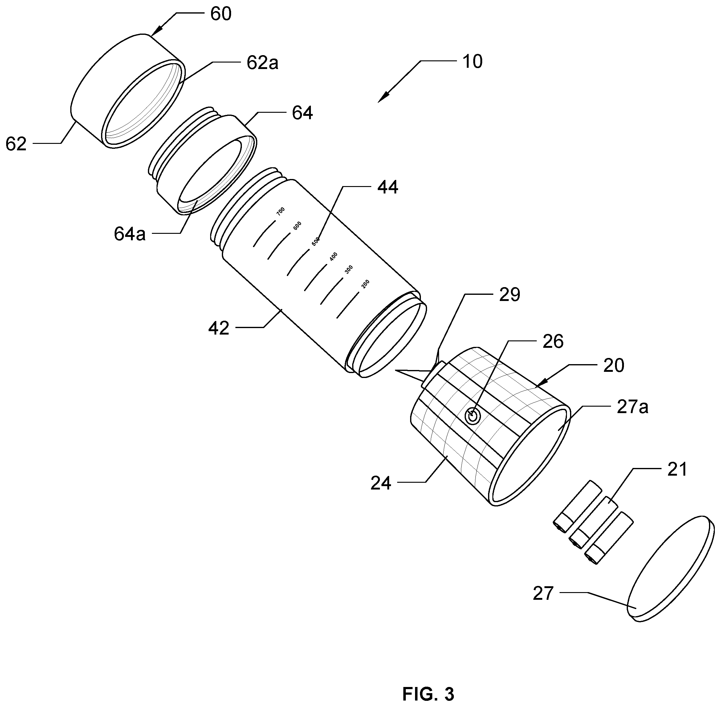 Patent US11779164 Figure 3 – Portable smoothie maker with solar panels