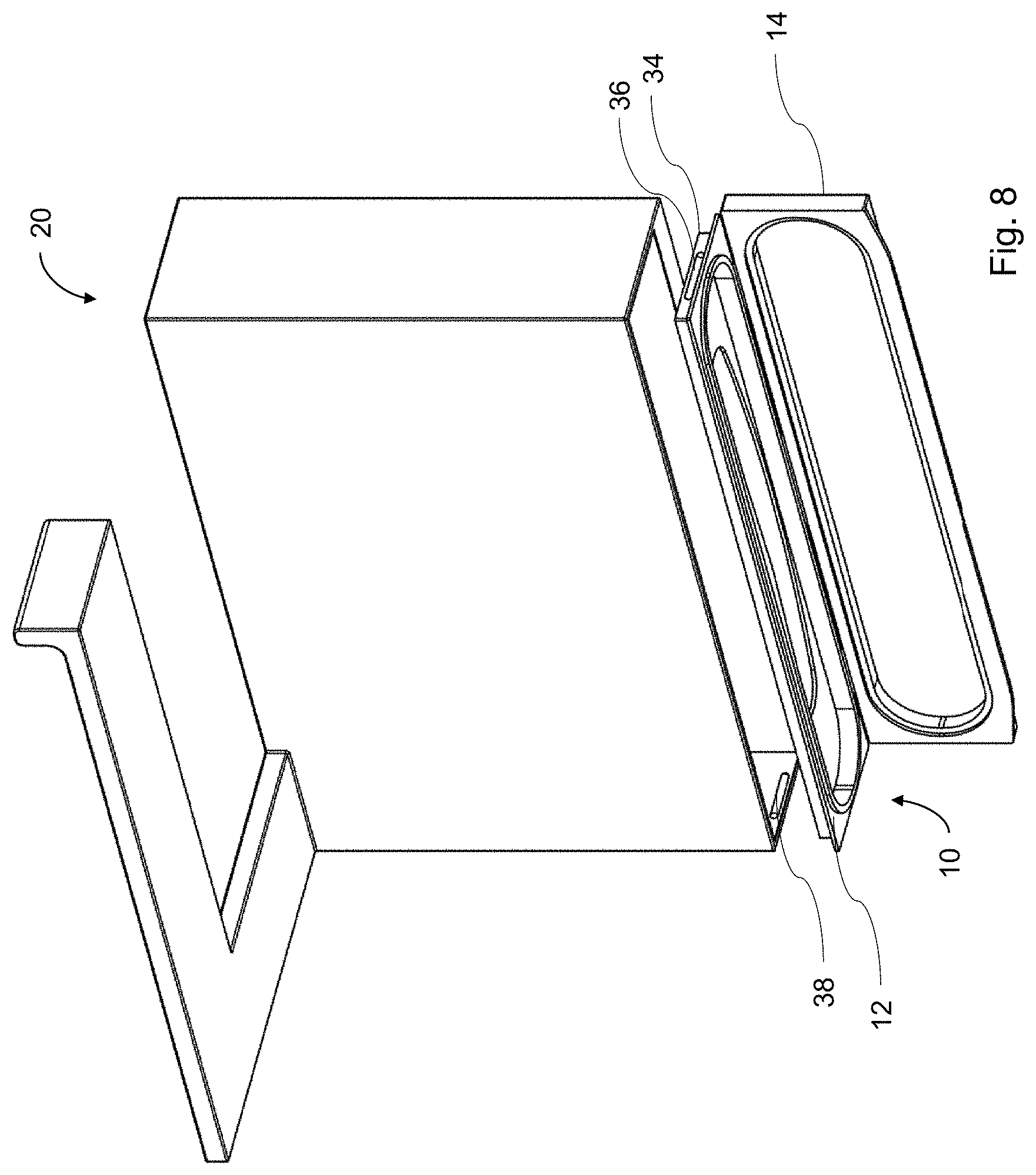 Patent US11779168 Figure 6 – Multi-purpose storage and dispensing apparatus
