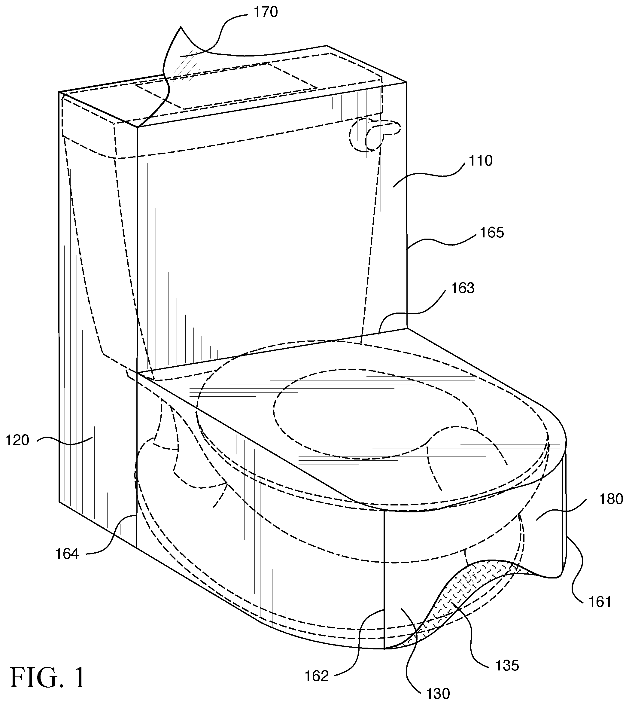 Patent US11779169 Figure 1 – Potty chair cover