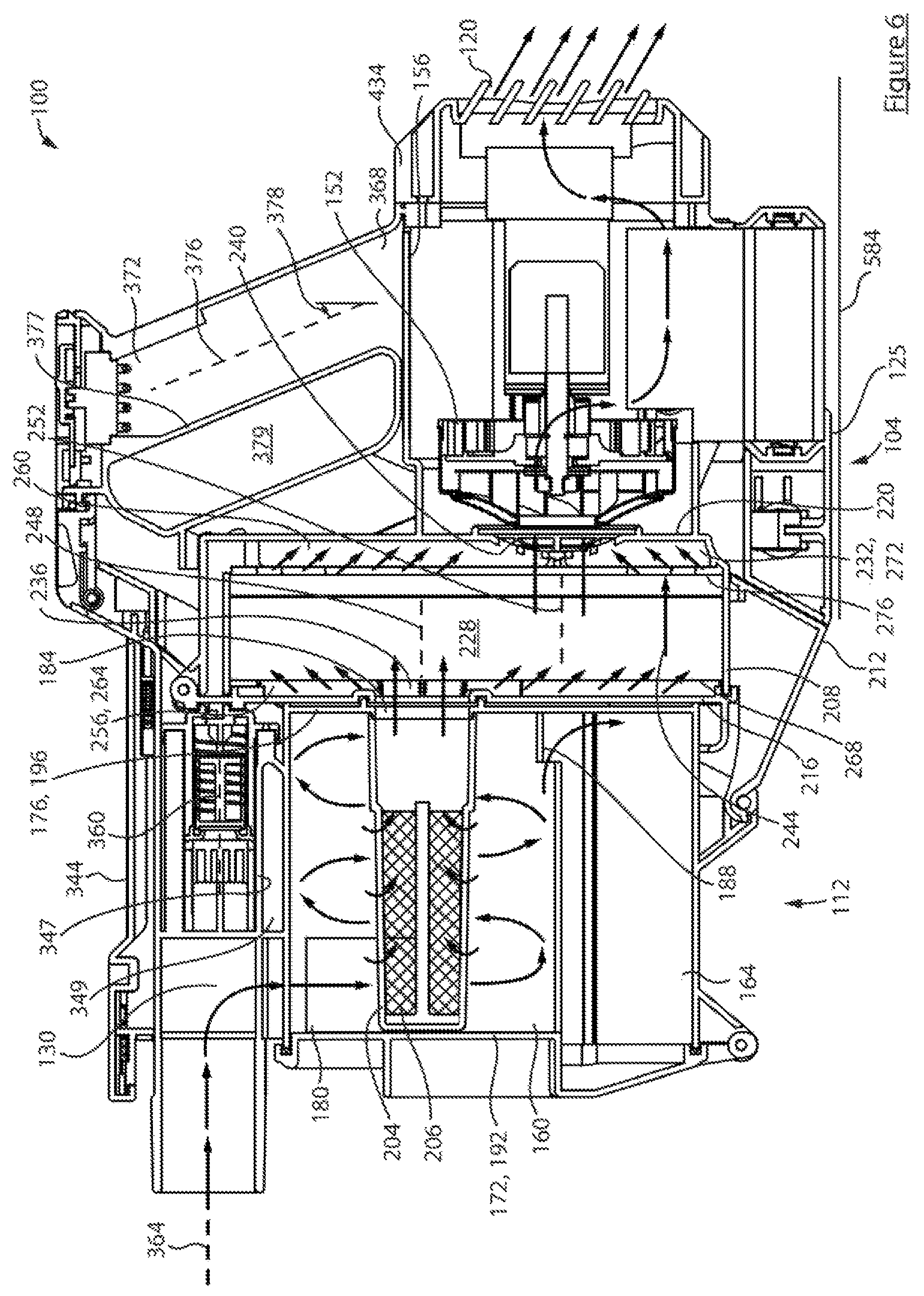 Patent US11779174 Figure 7 – Surface cleaning apparatus