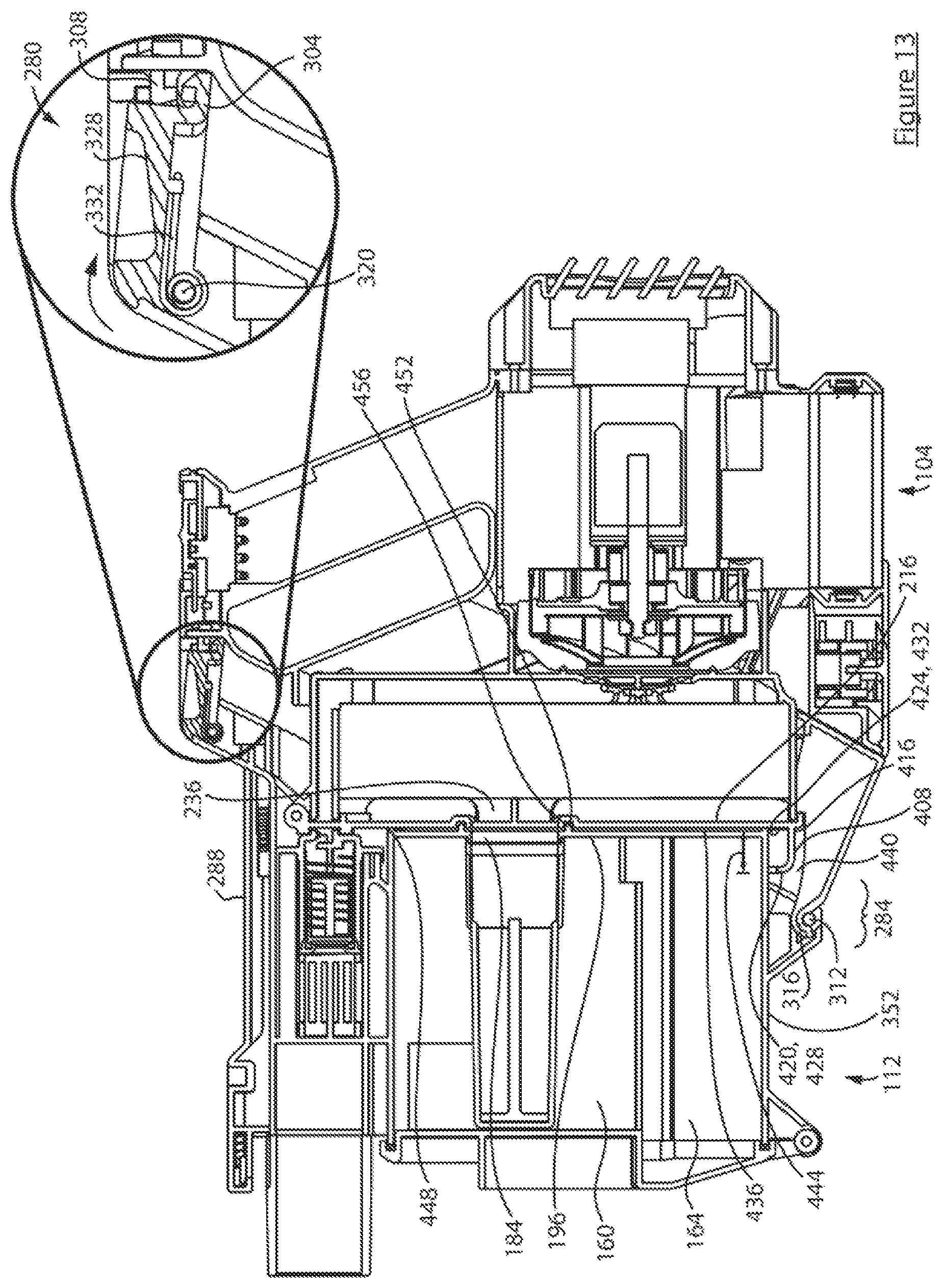 Patent US11779174 Figure 16 – Surface cleaning apparatus
