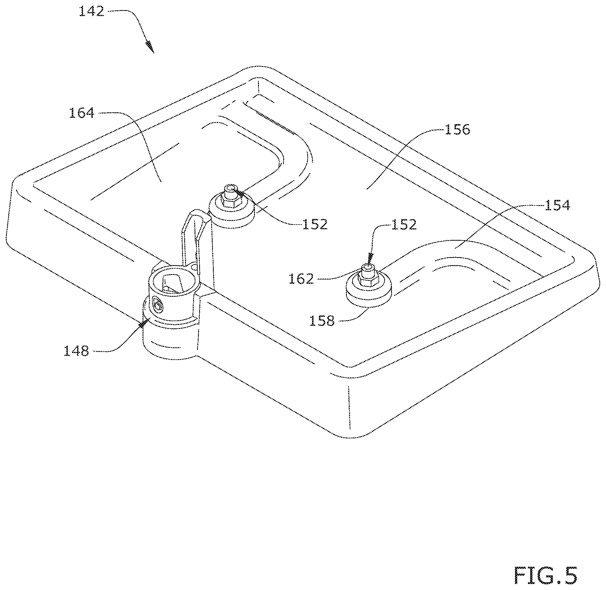 Patent US11779176 Figure 5 – Self-cleaning system and method for extraction cleaners