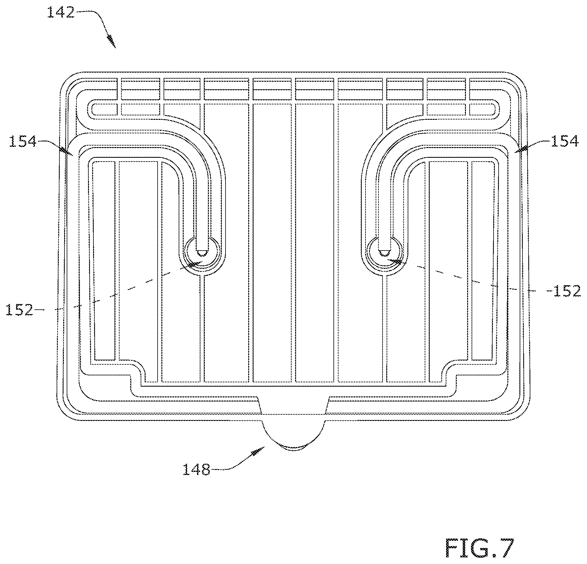 Patent US11779176 Figure 7 – Self-cleaning system and method for extraction cleaners